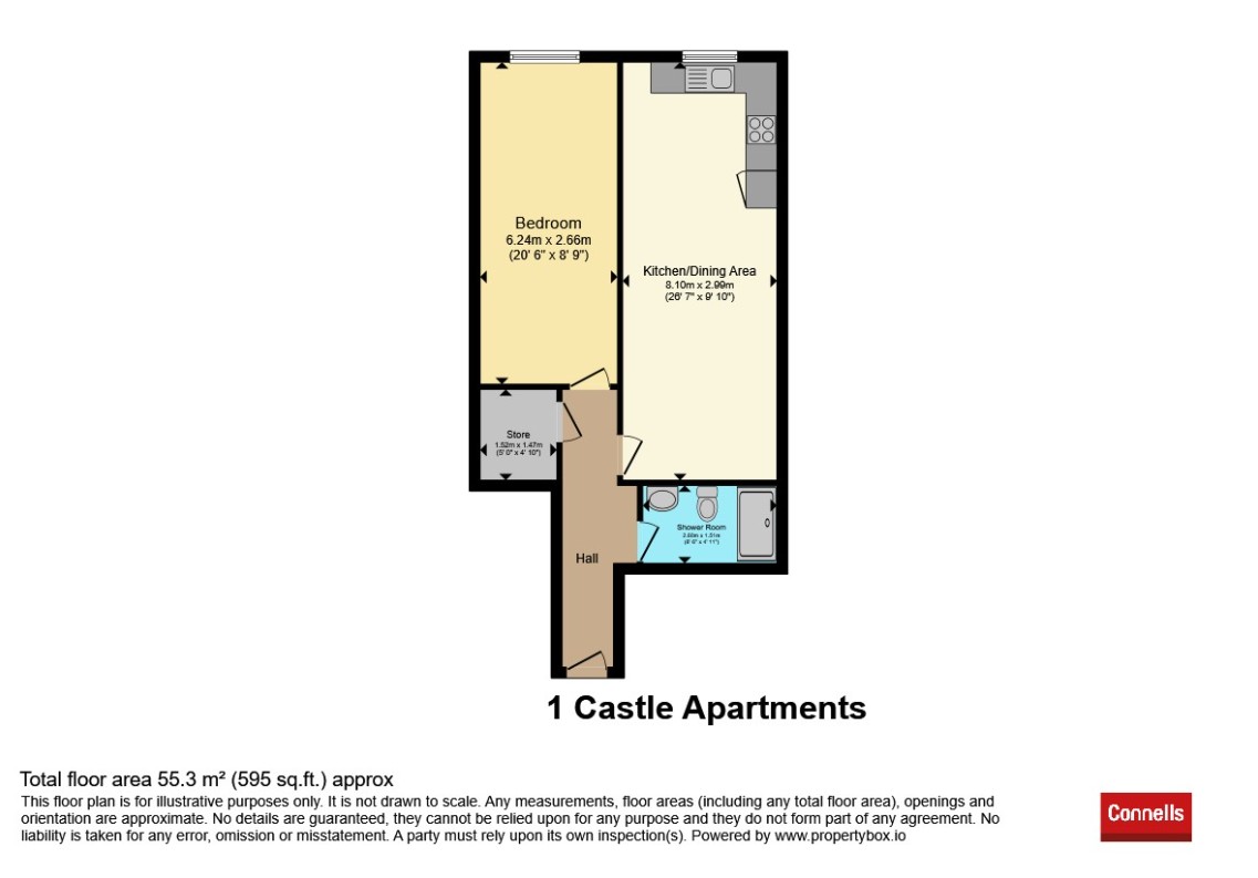 1, Castle Apartments, Castle Street, Trowbridge floorplan