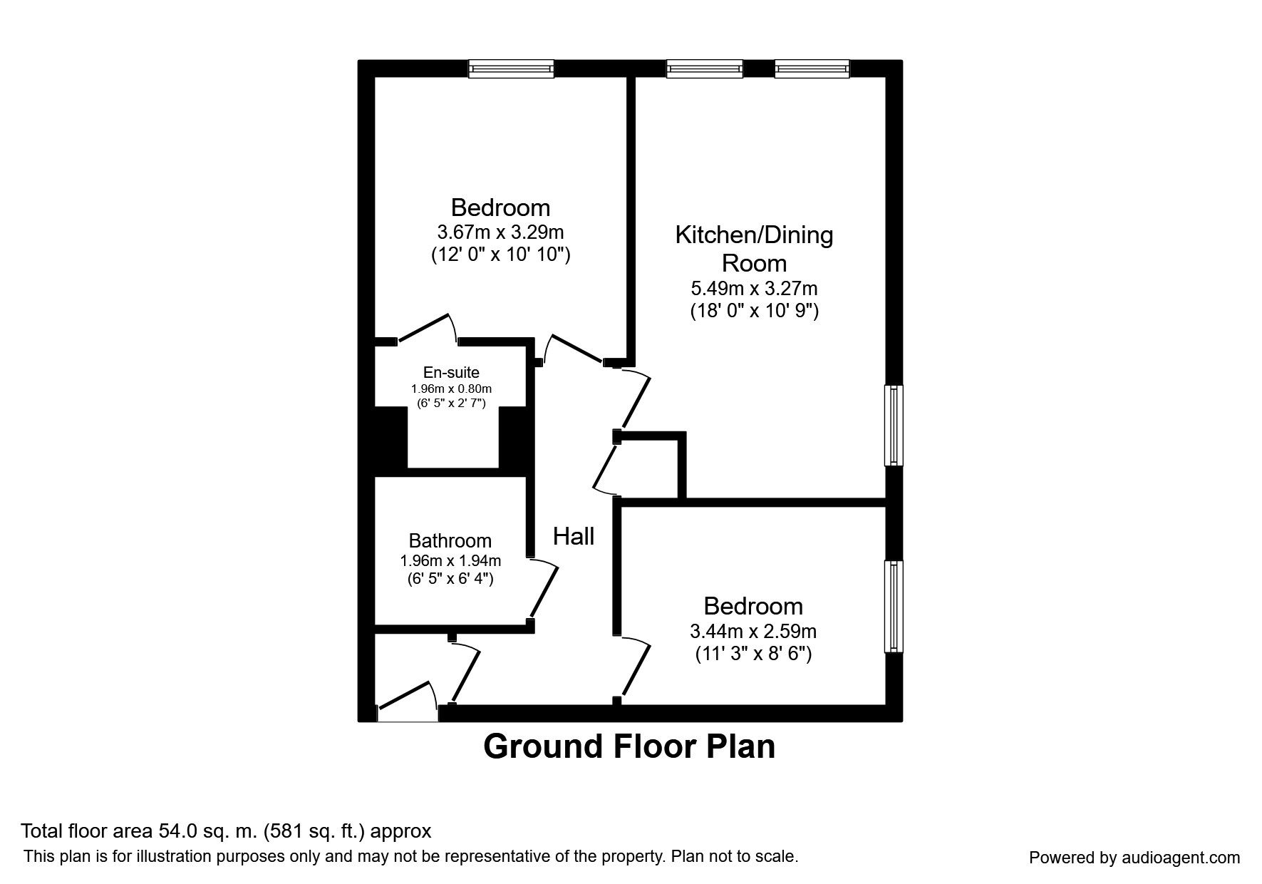 2 Bedrooms Flat to rent in Priory Chase, Pontefract WF8