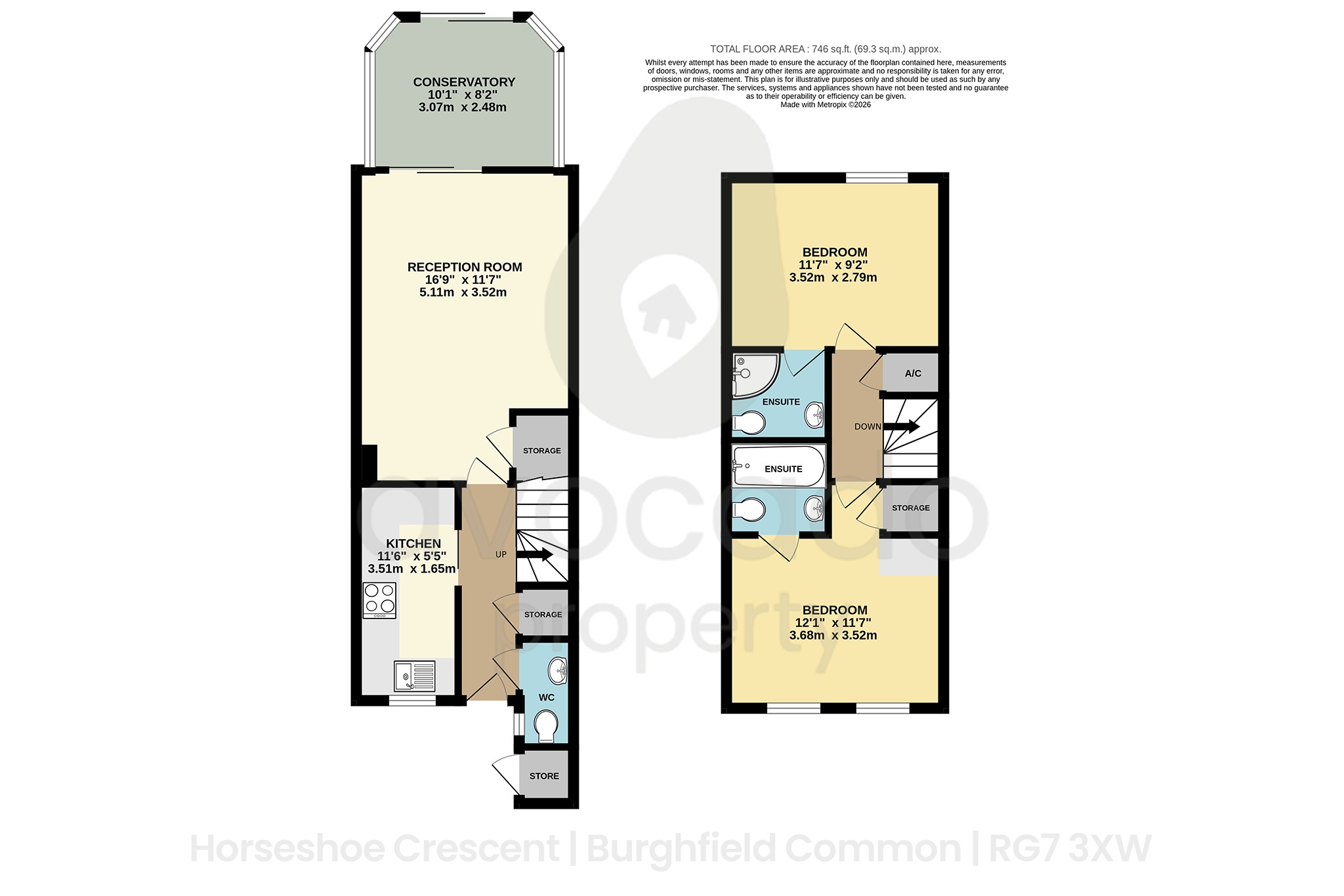 28 Horseshoe Crescent, Burghfield Common, Berkshire floorplan