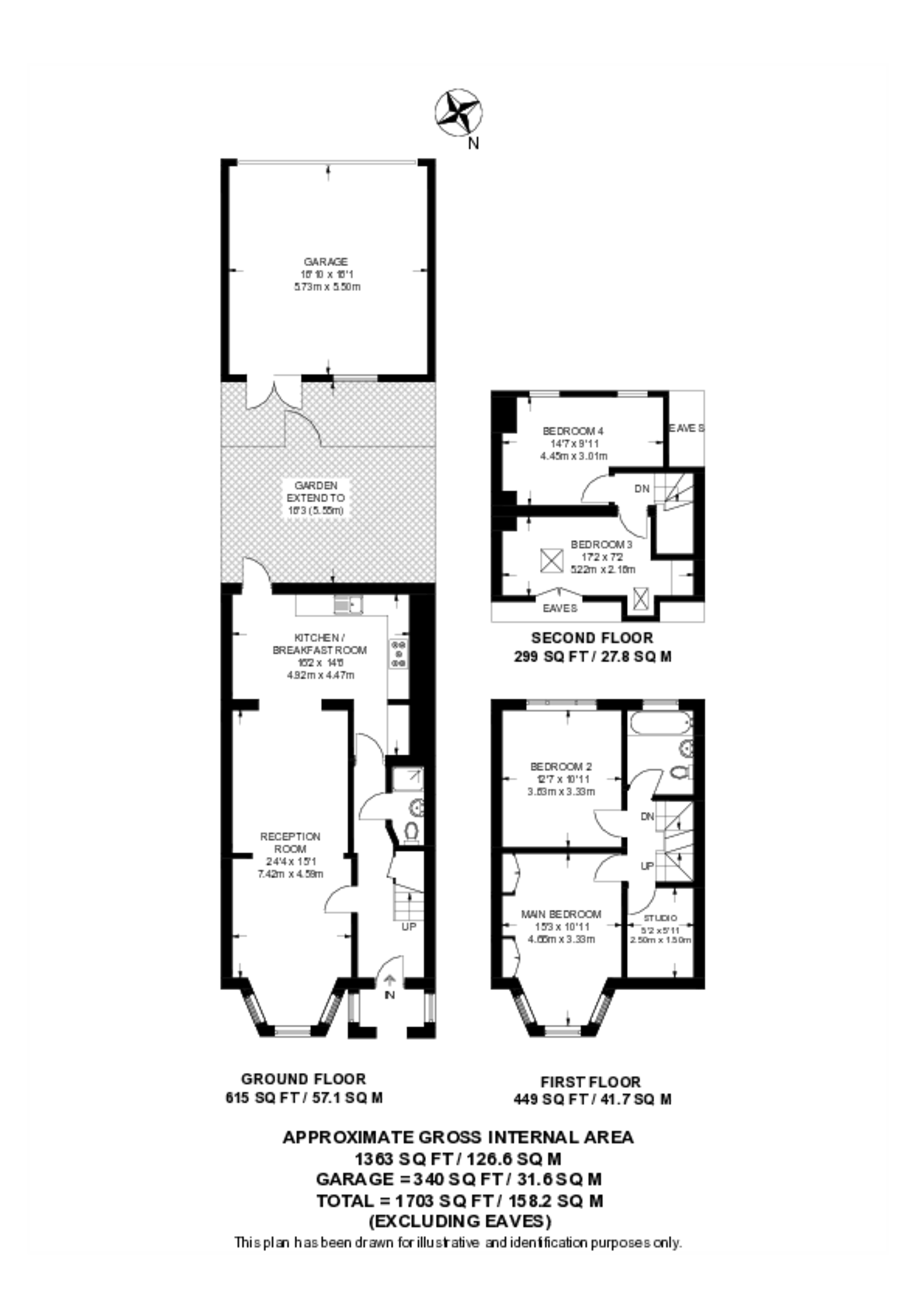 Tavistock Crescent, Mitcham floorplan