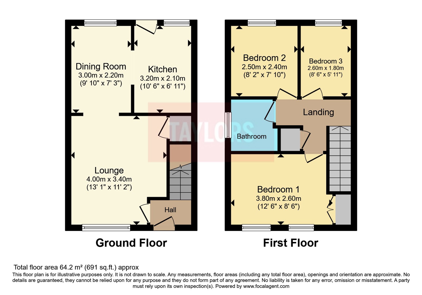 9, Chepstow Close, Northamptonshire floorplan