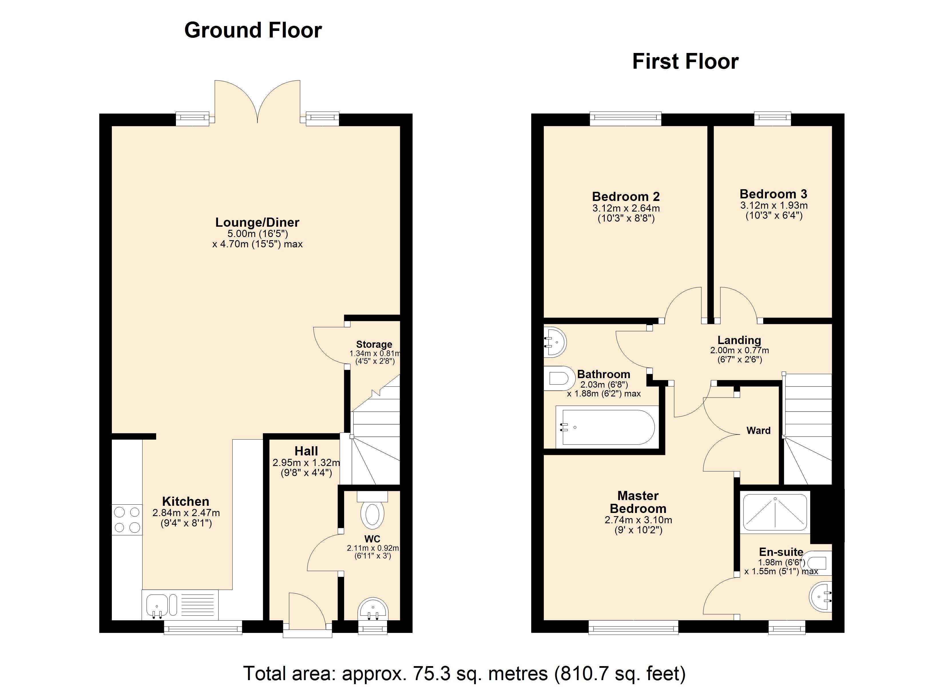 3 bed terraced house for sale in Highlander Road, Saighton, Chester CH3