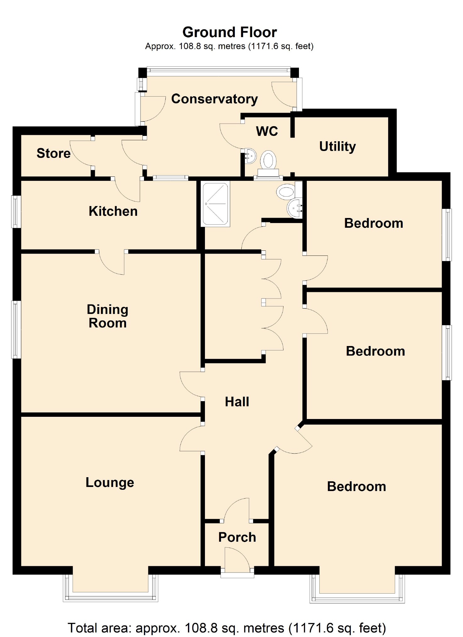 3 Bedrooms Detached bungalow for sale in Brindley Avenue, Marple, Stockport SK6