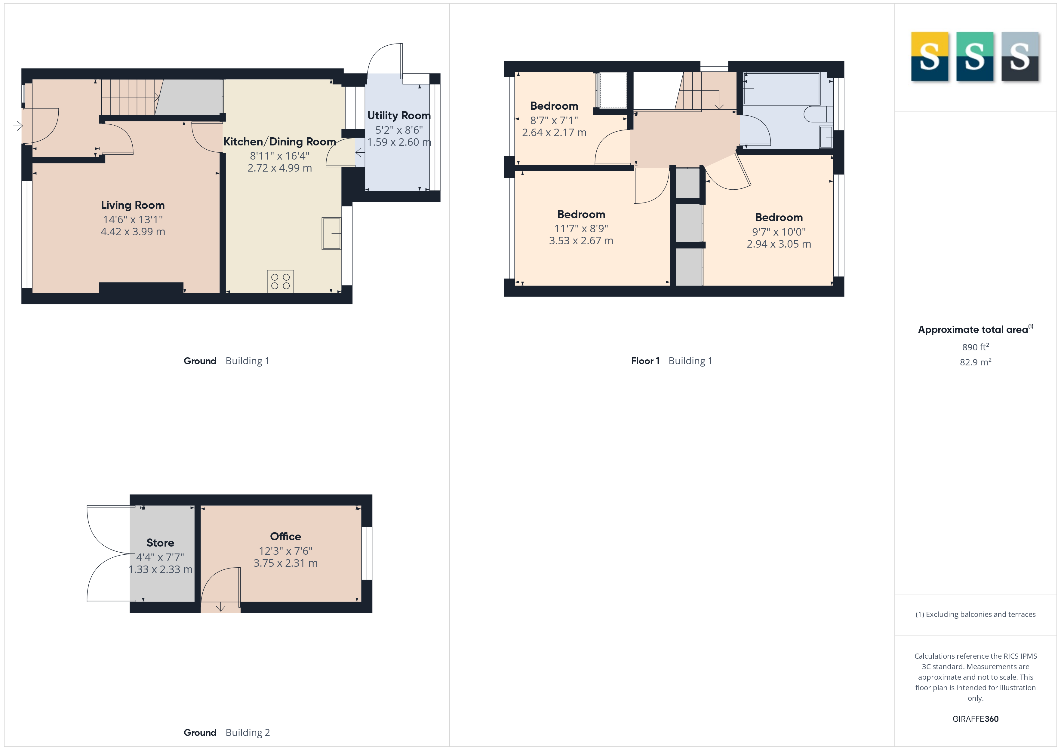 Fox Covert, Surrey floorplan