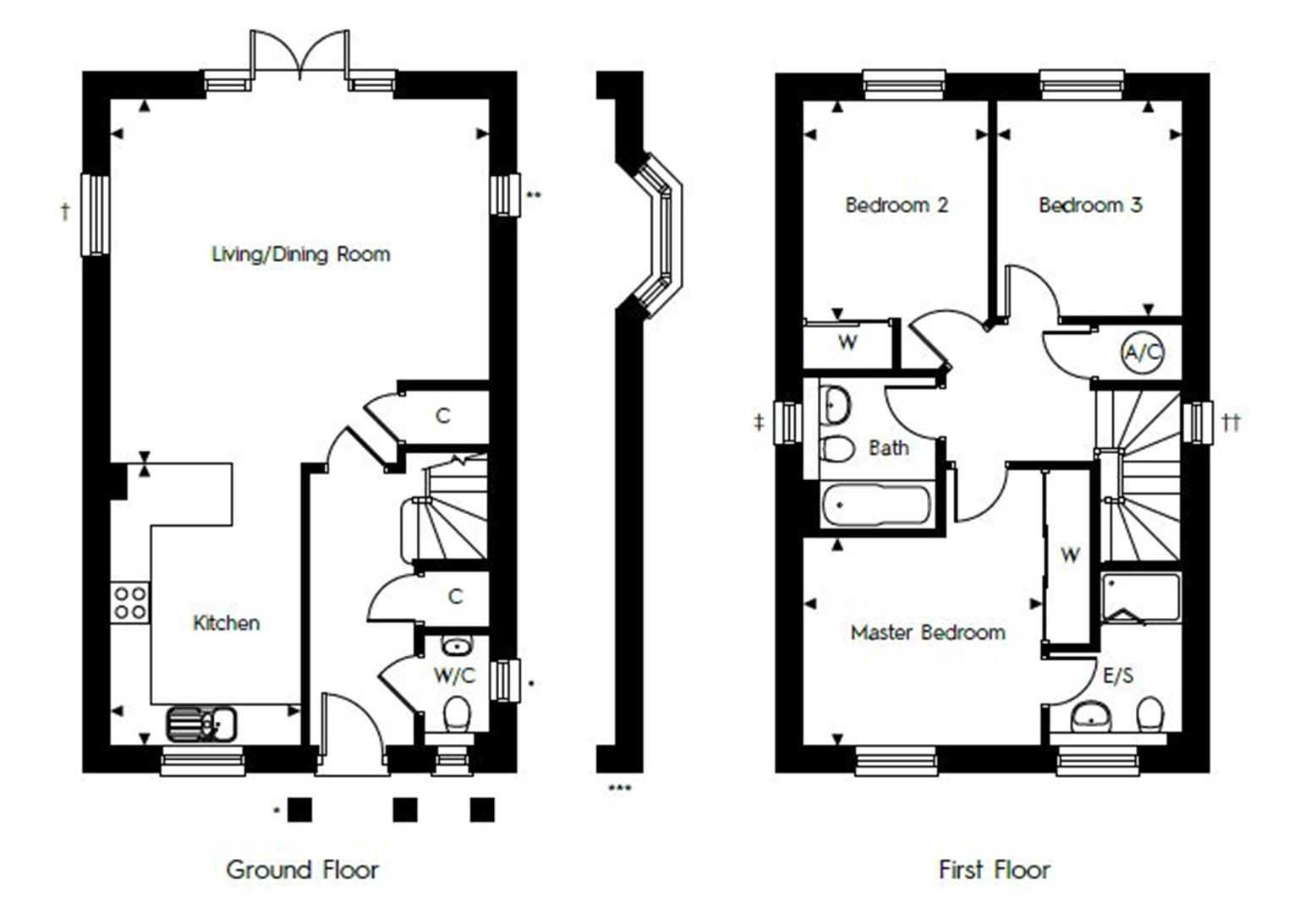 3 Bedrooms Semi-detached house for sale in Walshes Road, Crowborough TN6