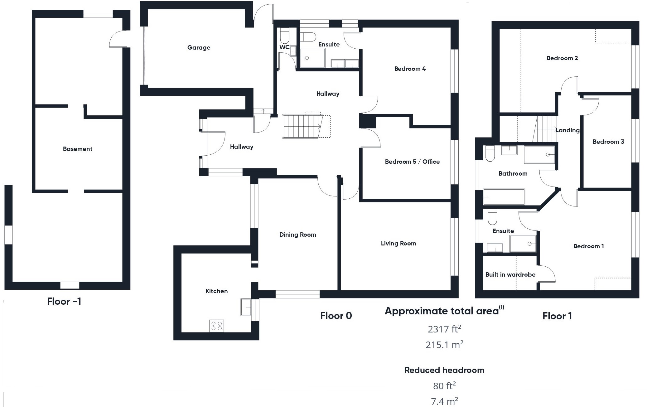 Meadows, Poundfield Lane, Bude floorplan