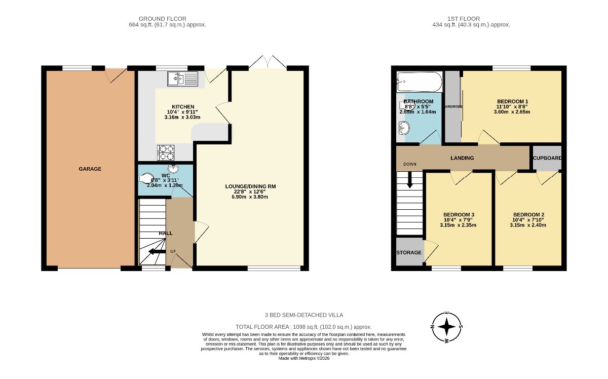 13 Hill Grove, Dunfermline floorplan