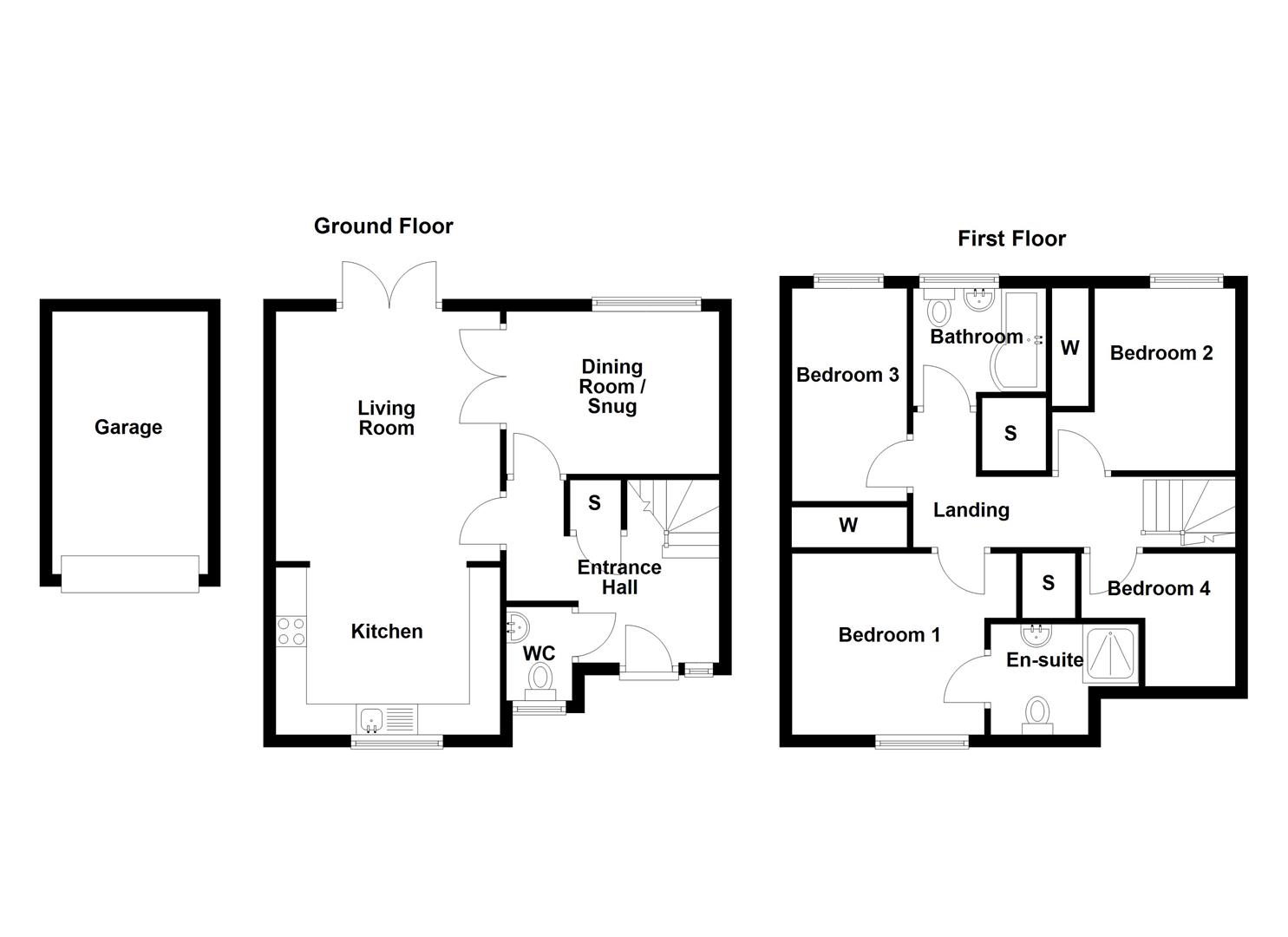 7, John Rhodes Way, Sandyford floorplan