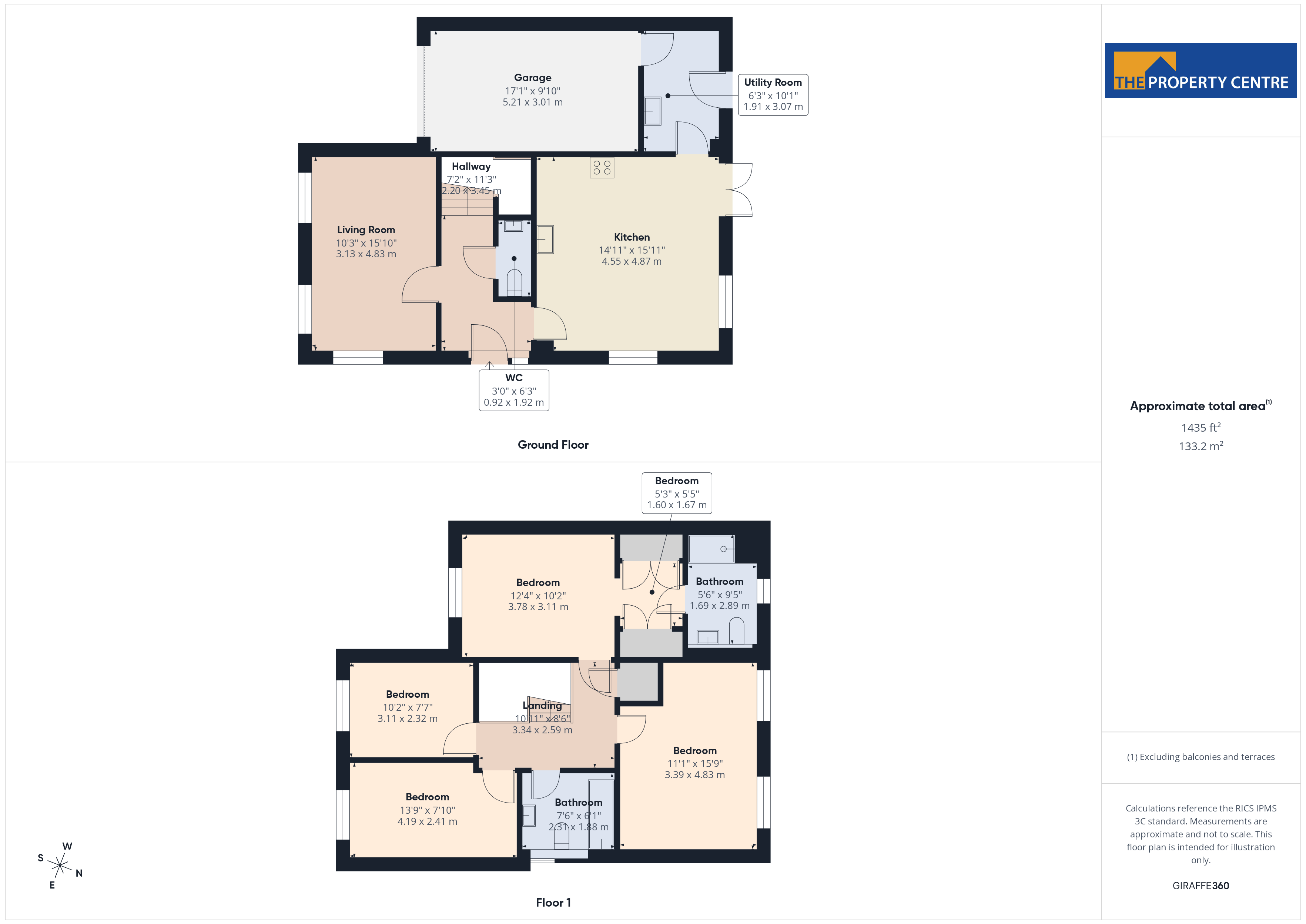 5, Abbotsford Close, Worcestershire floorplan