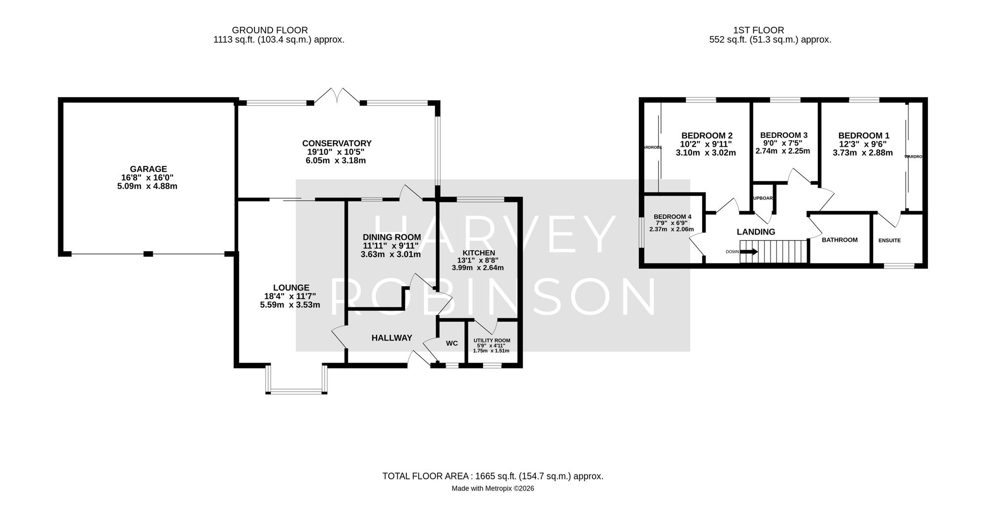 3 Hill Rise, St. Ives floorplan
