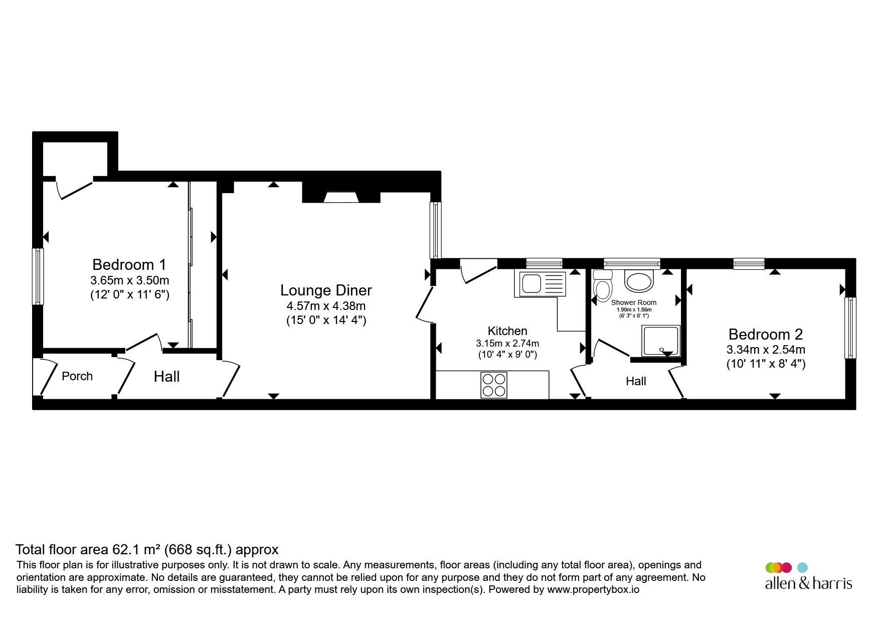 63, Townfoot, Irvine floorplan
