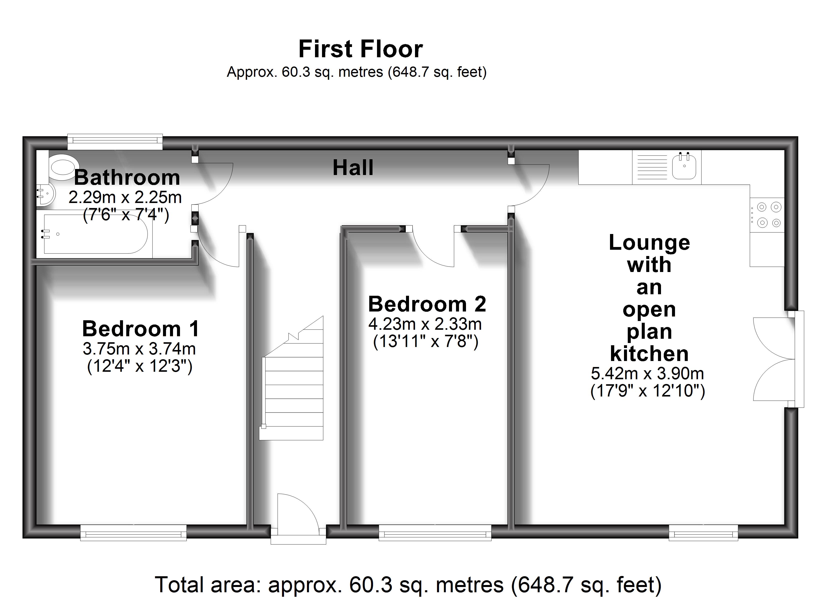 3, Tram Way, Rochester floorplan