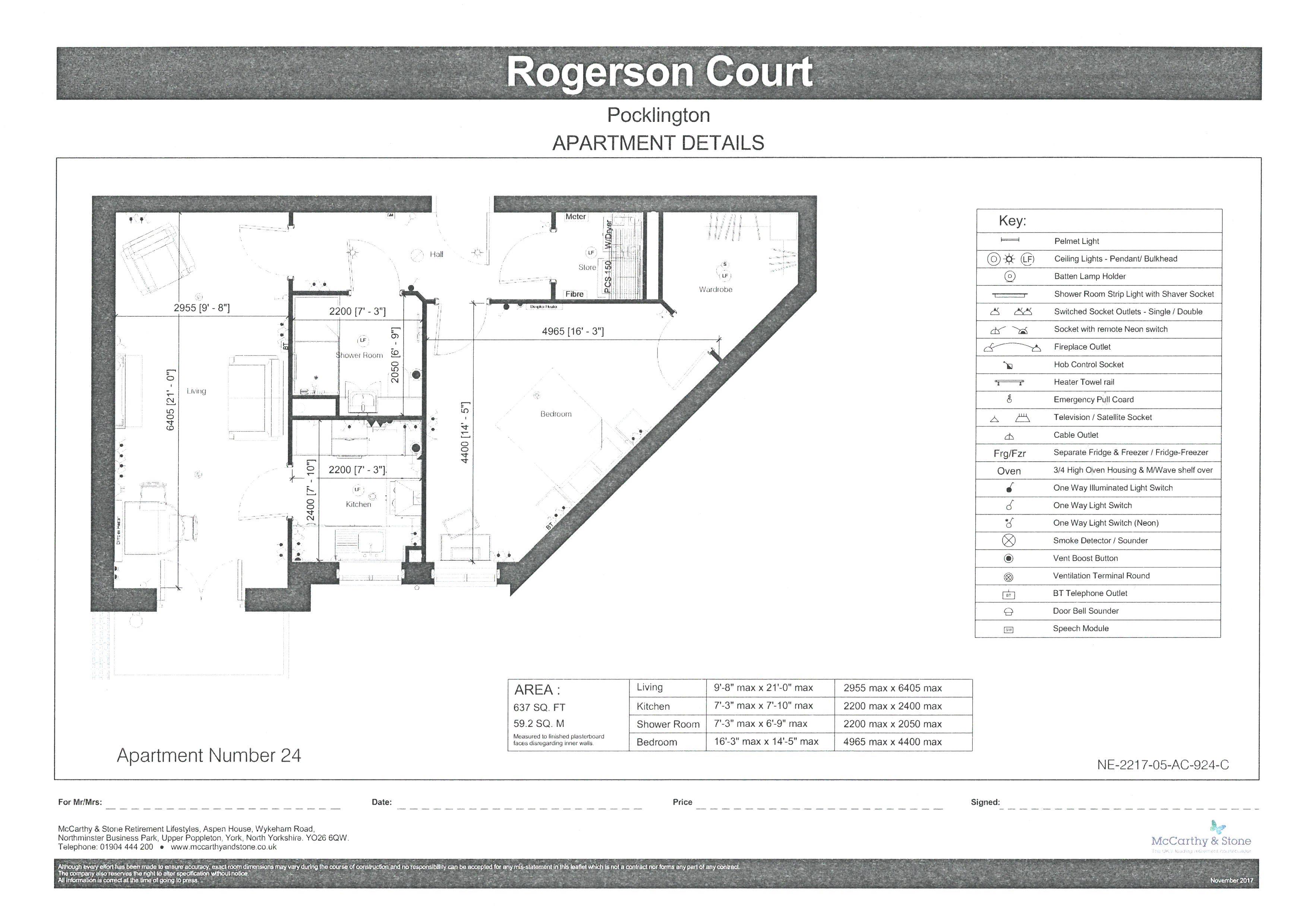 1 Bedrooms Flat for sale in Rogerson Court, Scaife Garth, Pocklington YO42