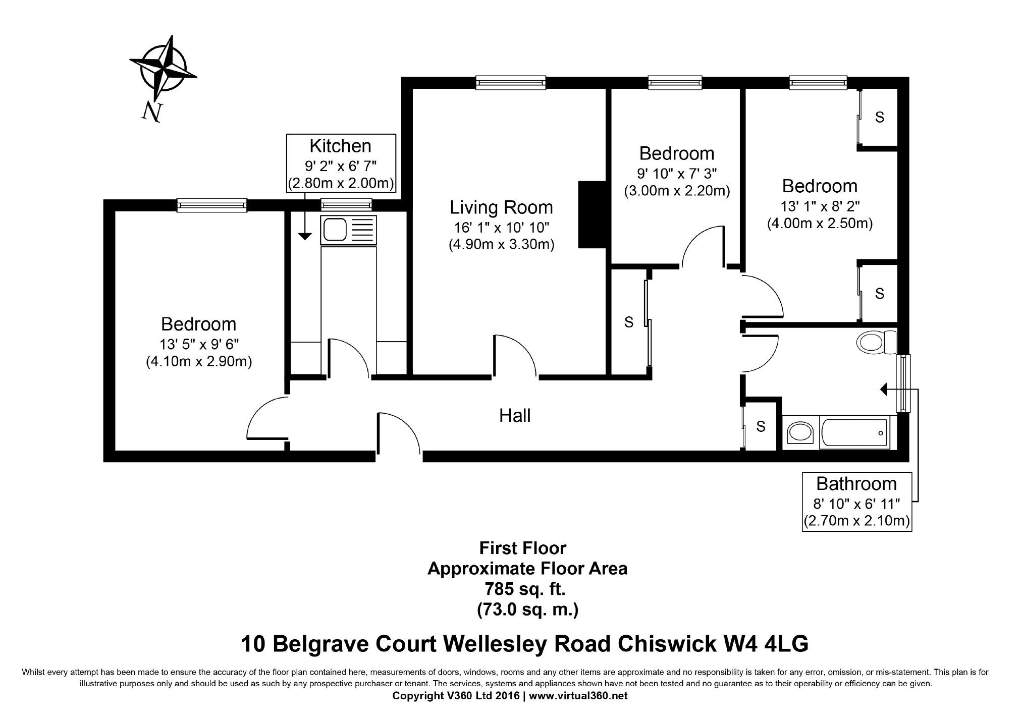 Wellesley Road, London W4, 3 bedroom flat for sale 59790756