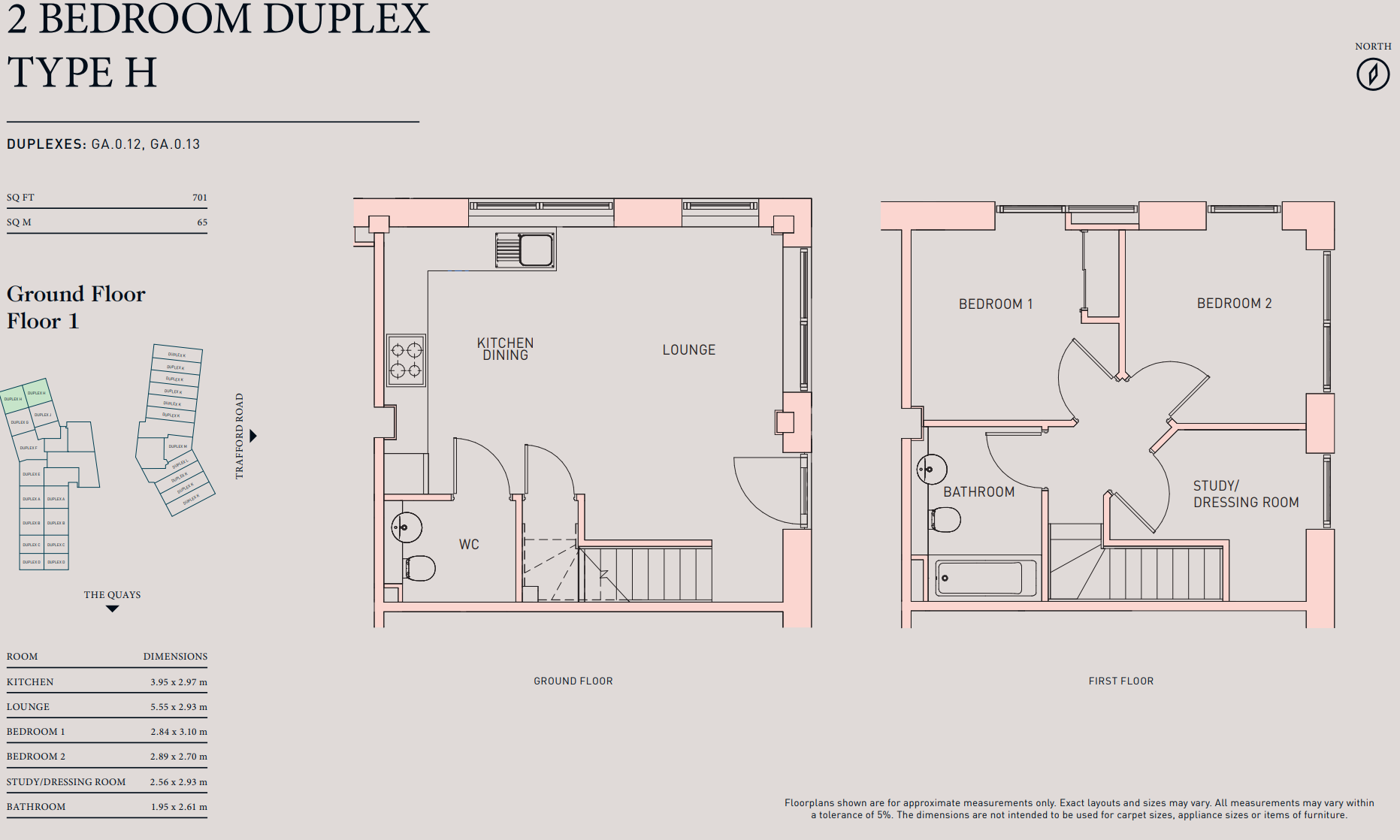 Grapnel Apartments, Salford, Manchester floorplan