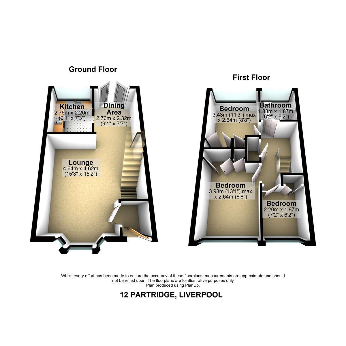 12, Partridge Close, West Derby floorplan