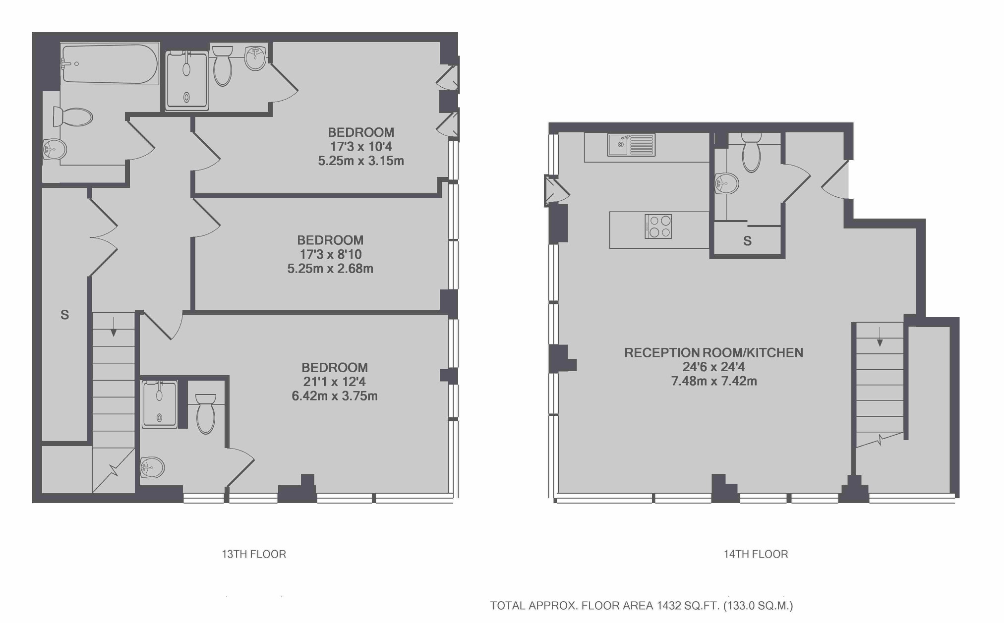 3 Bedrooms Flat to rent in Highgate Hill, London N19