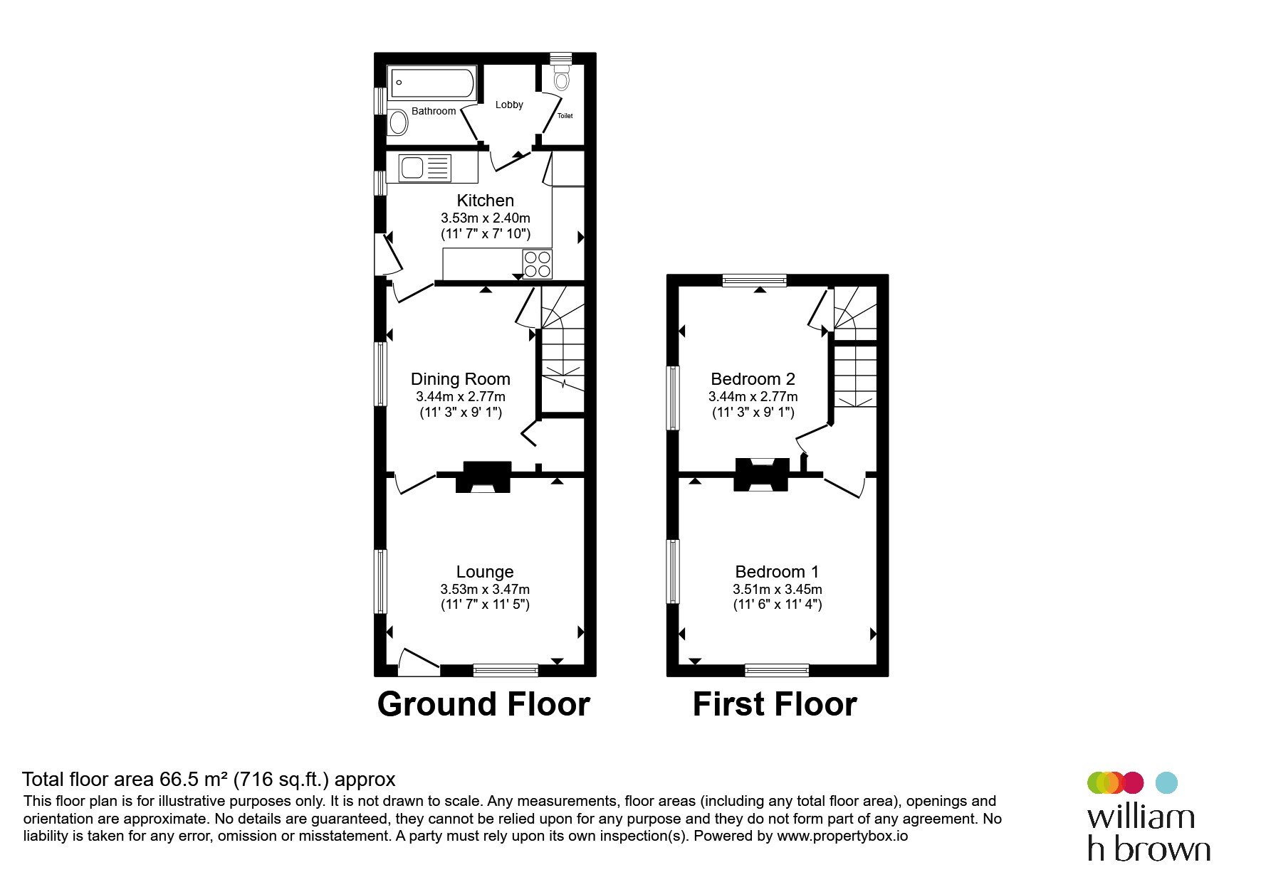 3, Grove Walk, Hertford floorplan