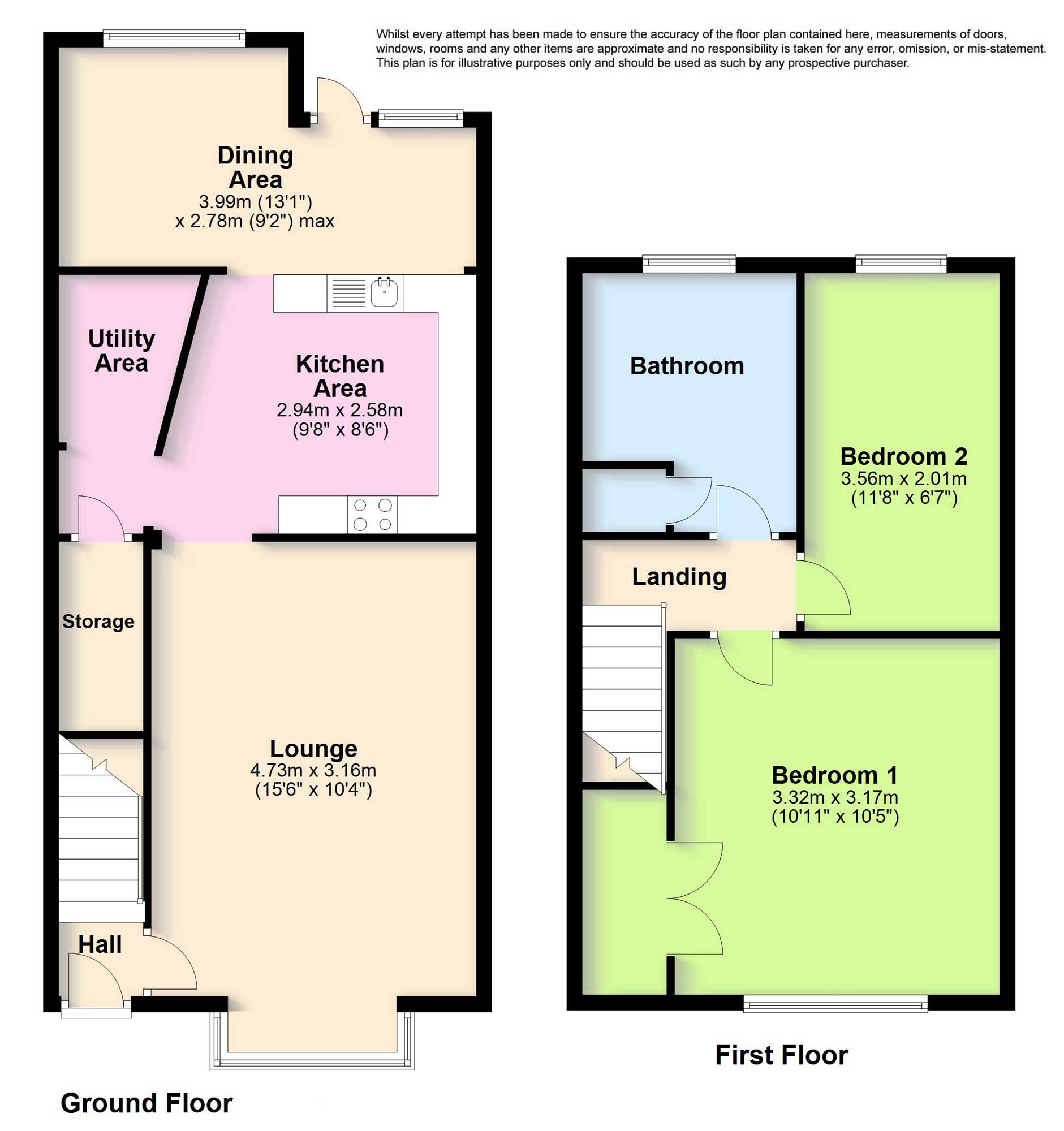 2 Bedrooms Terraced house for sale in St Elmo Road, Worthing, West Sussex BN14