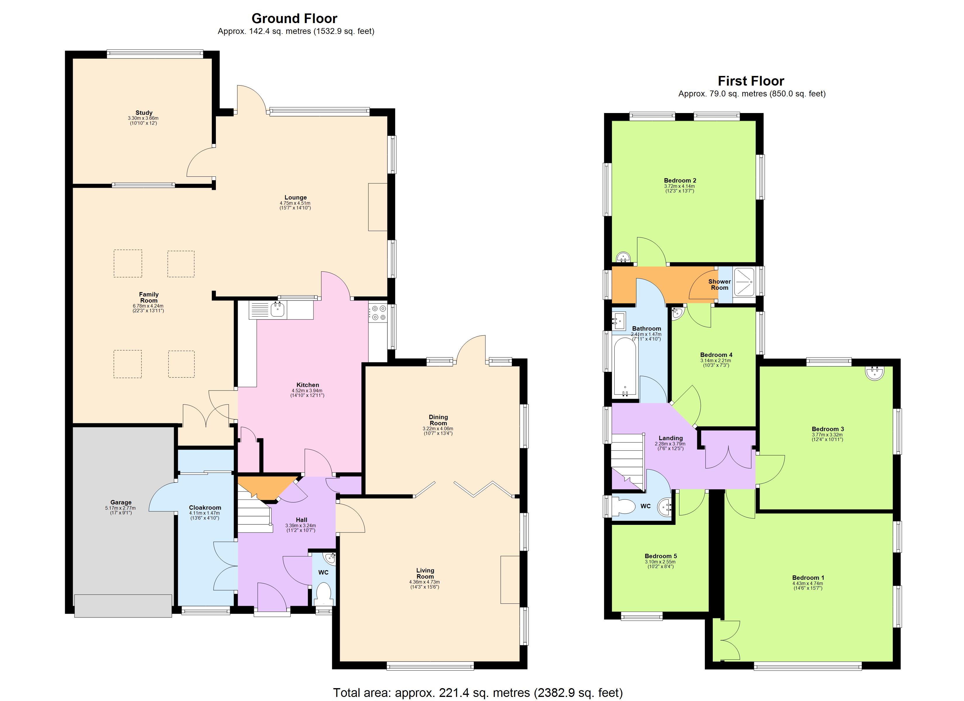 10, The Rutts, Bushey floorplan