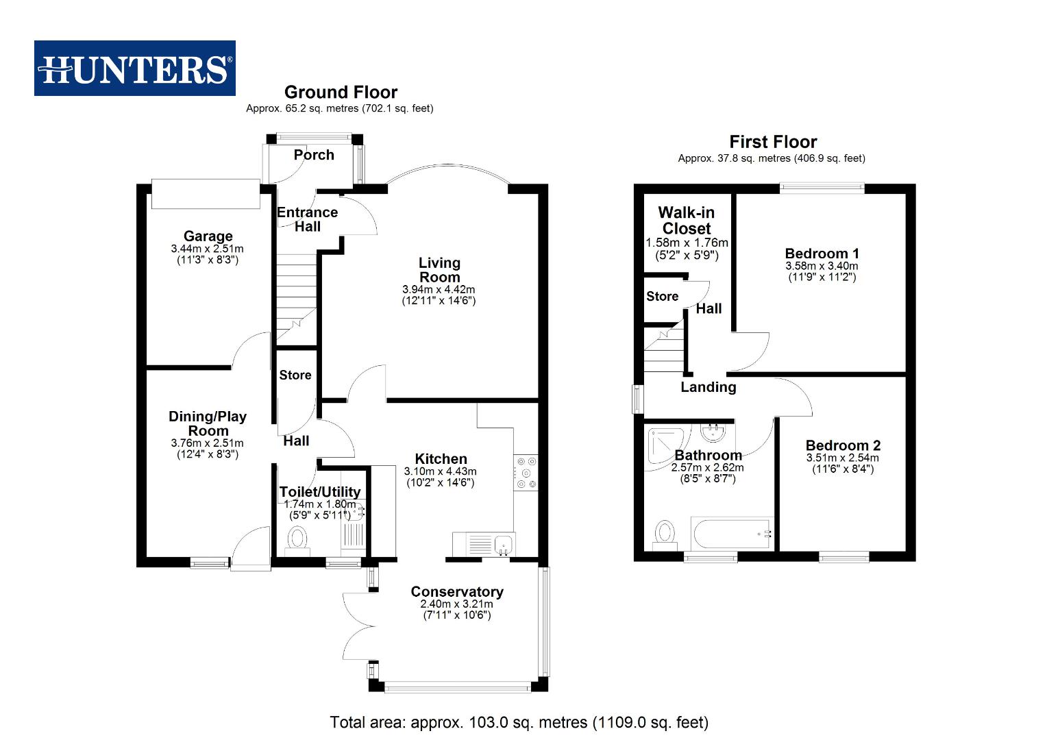 18, Merewood Road, Castleford floorplan