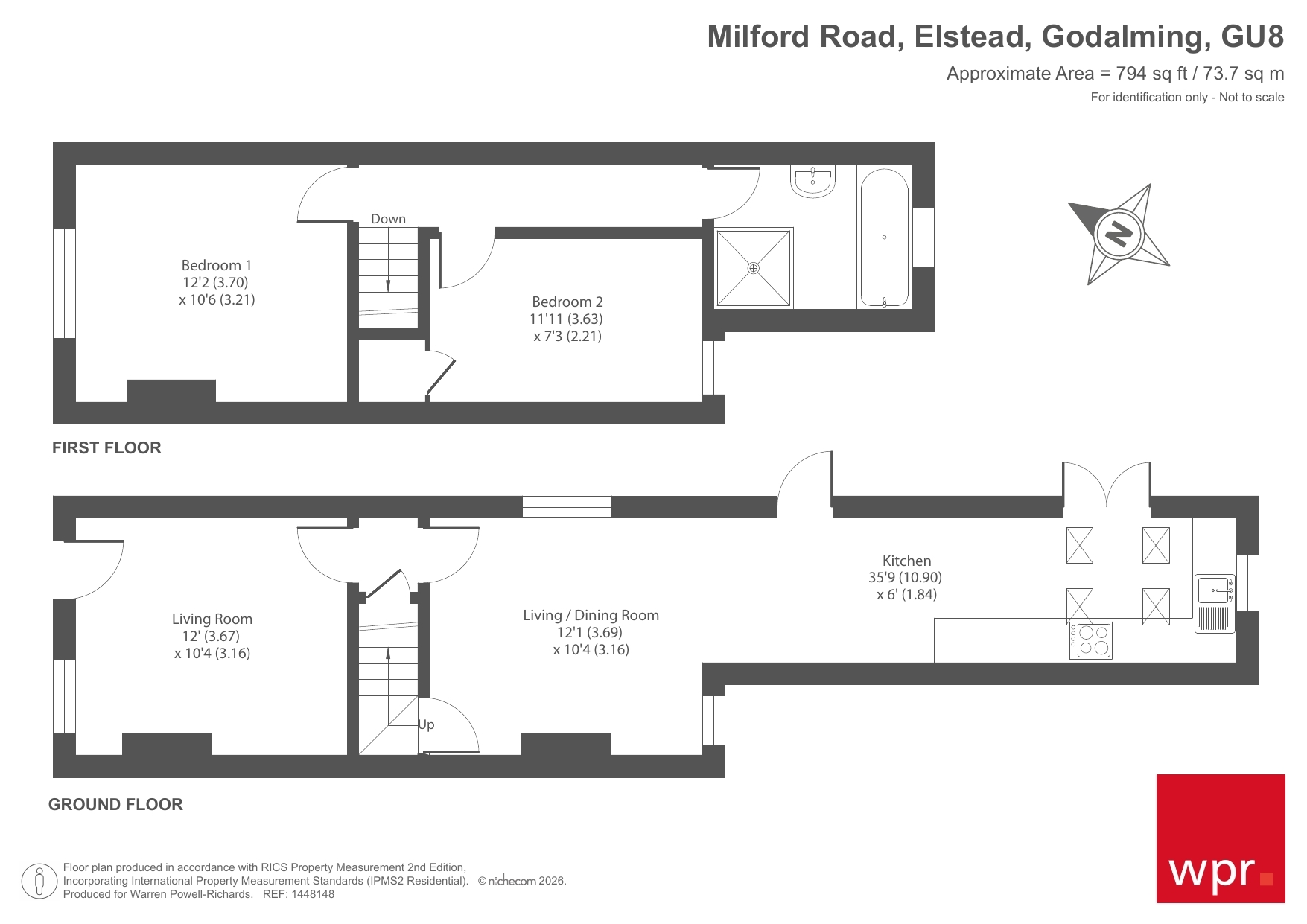 1 Avenue Row,, Milford Road, Godalming floorplan