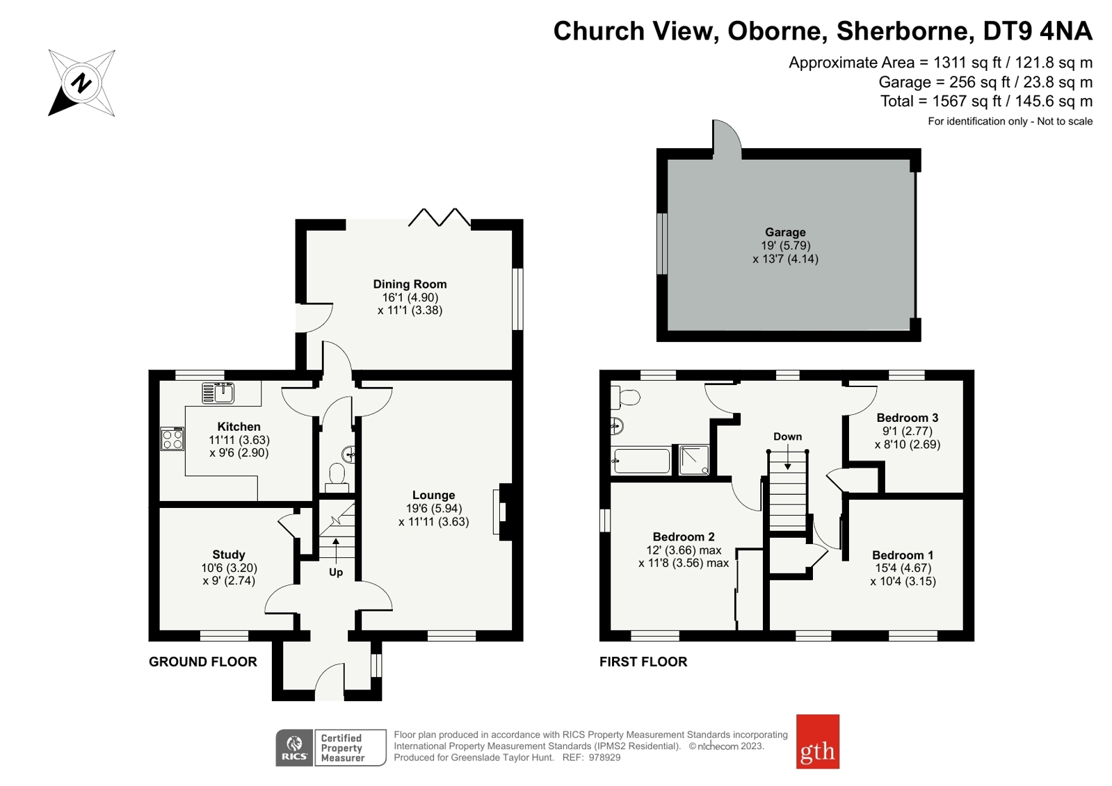 1, Church View, Sherborne floorplan