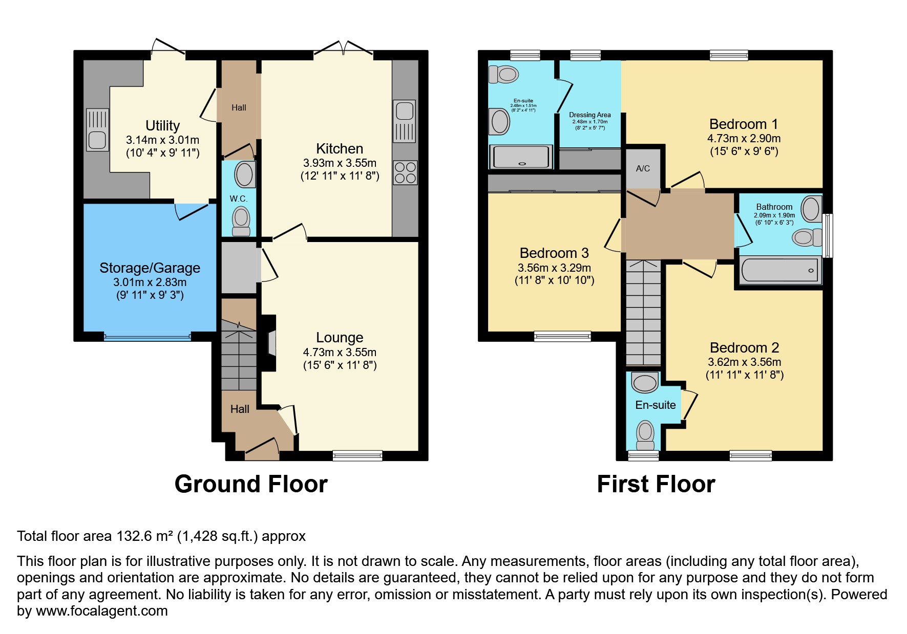 7, Priors View, Gloucester floorplan