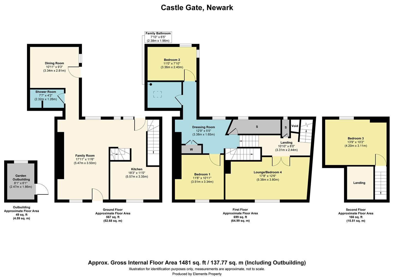 42-44, Castle Gate, Newark floorplan