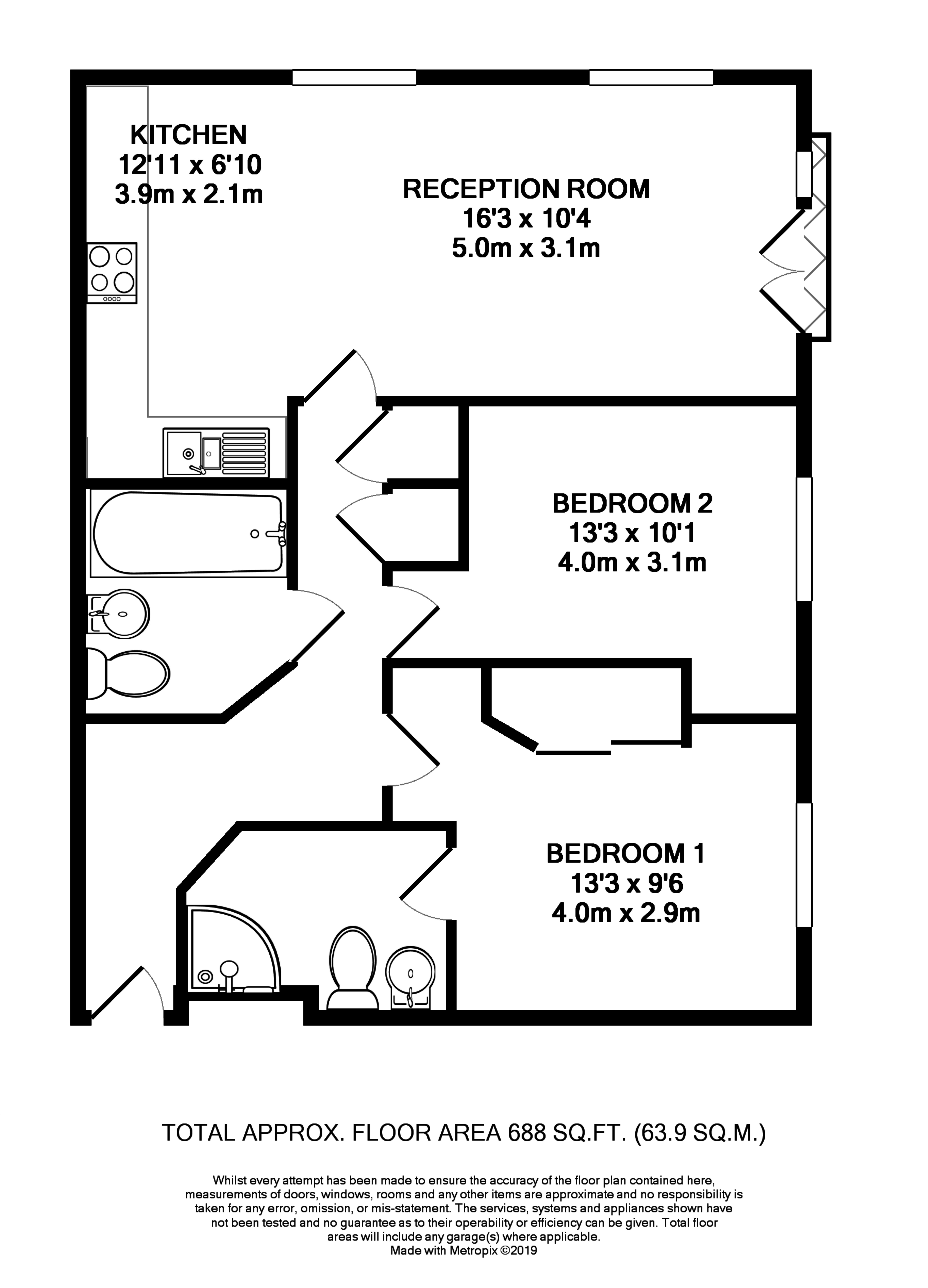 8 Heaton Court,, Colnhurst Road, Watford floorplan