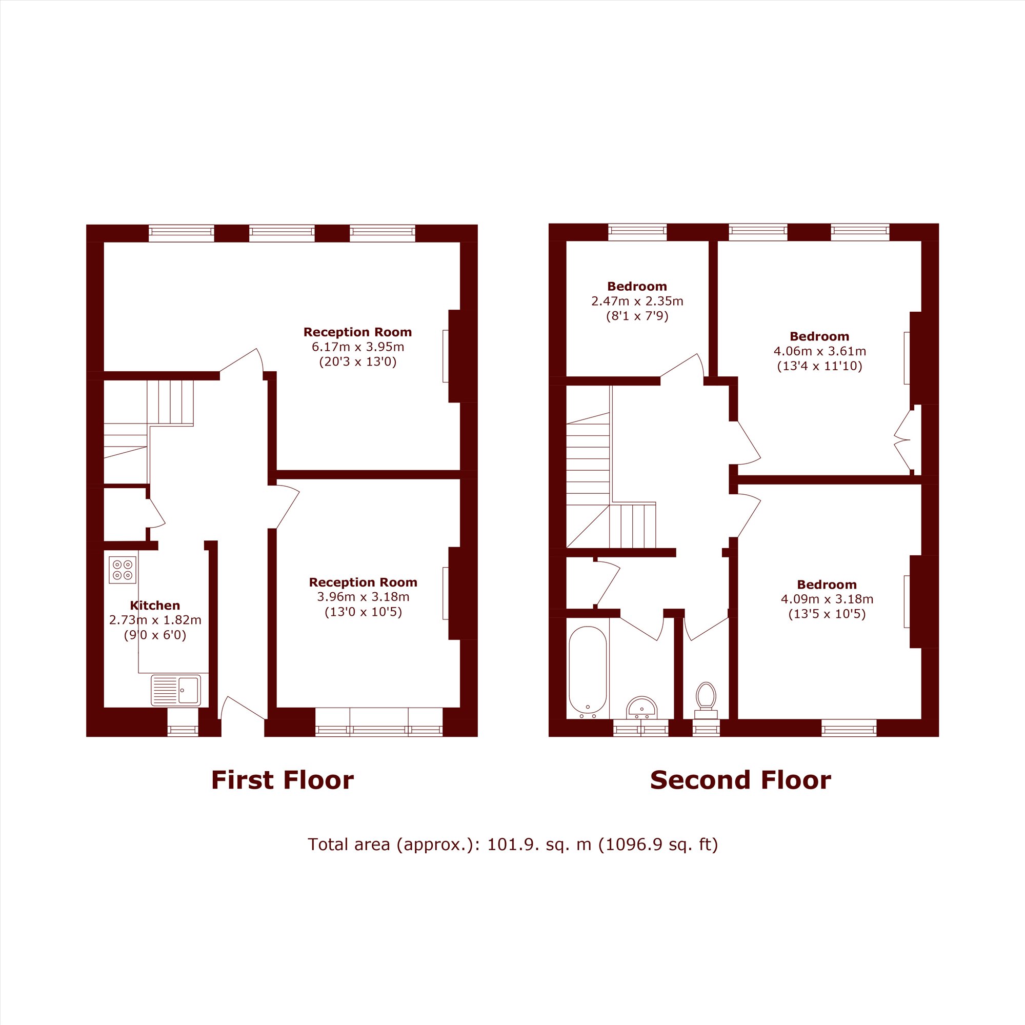 198A, Shooters Hill Road, London floorplan