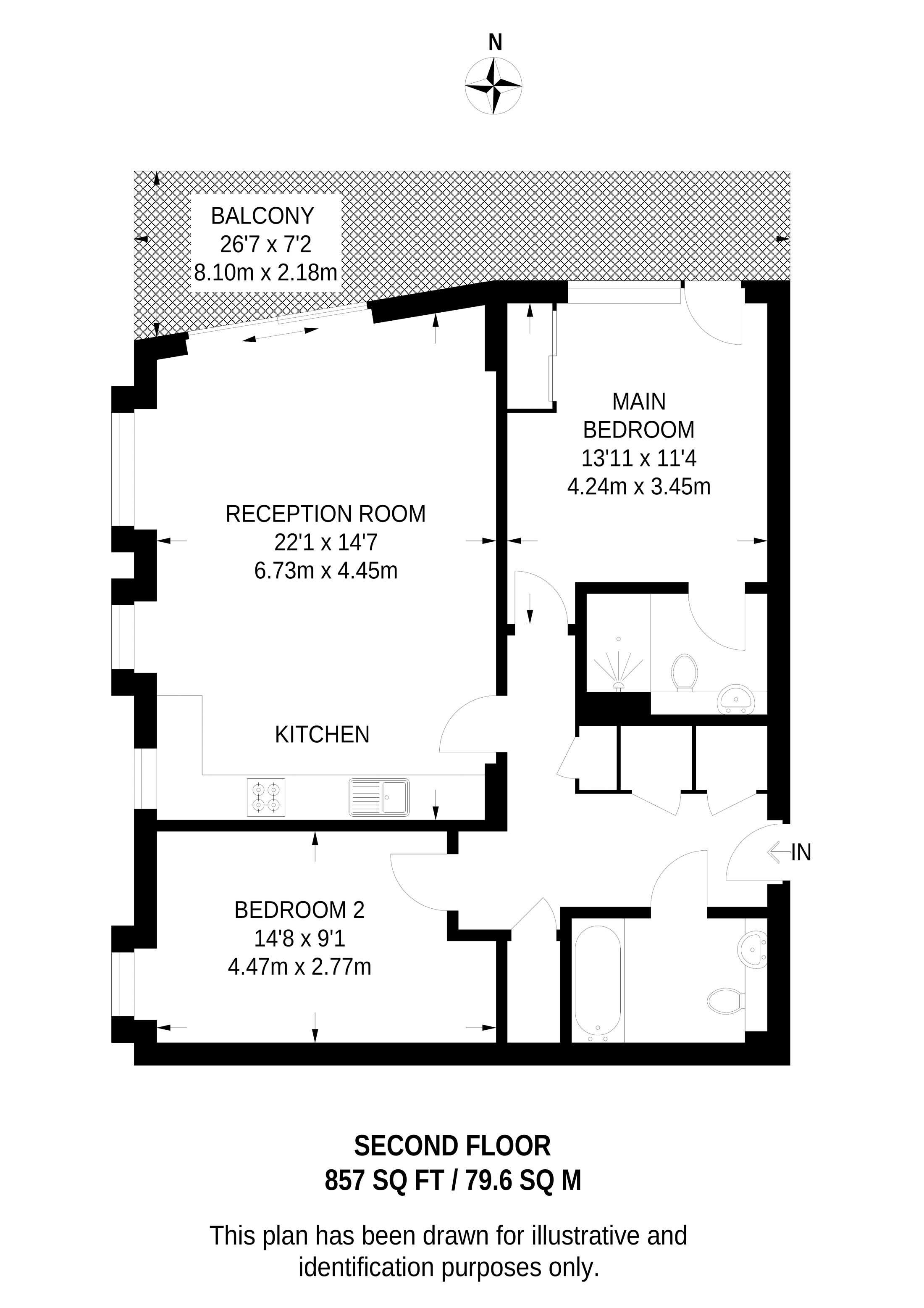 Telegraph Avenue, Greenwich floorplan