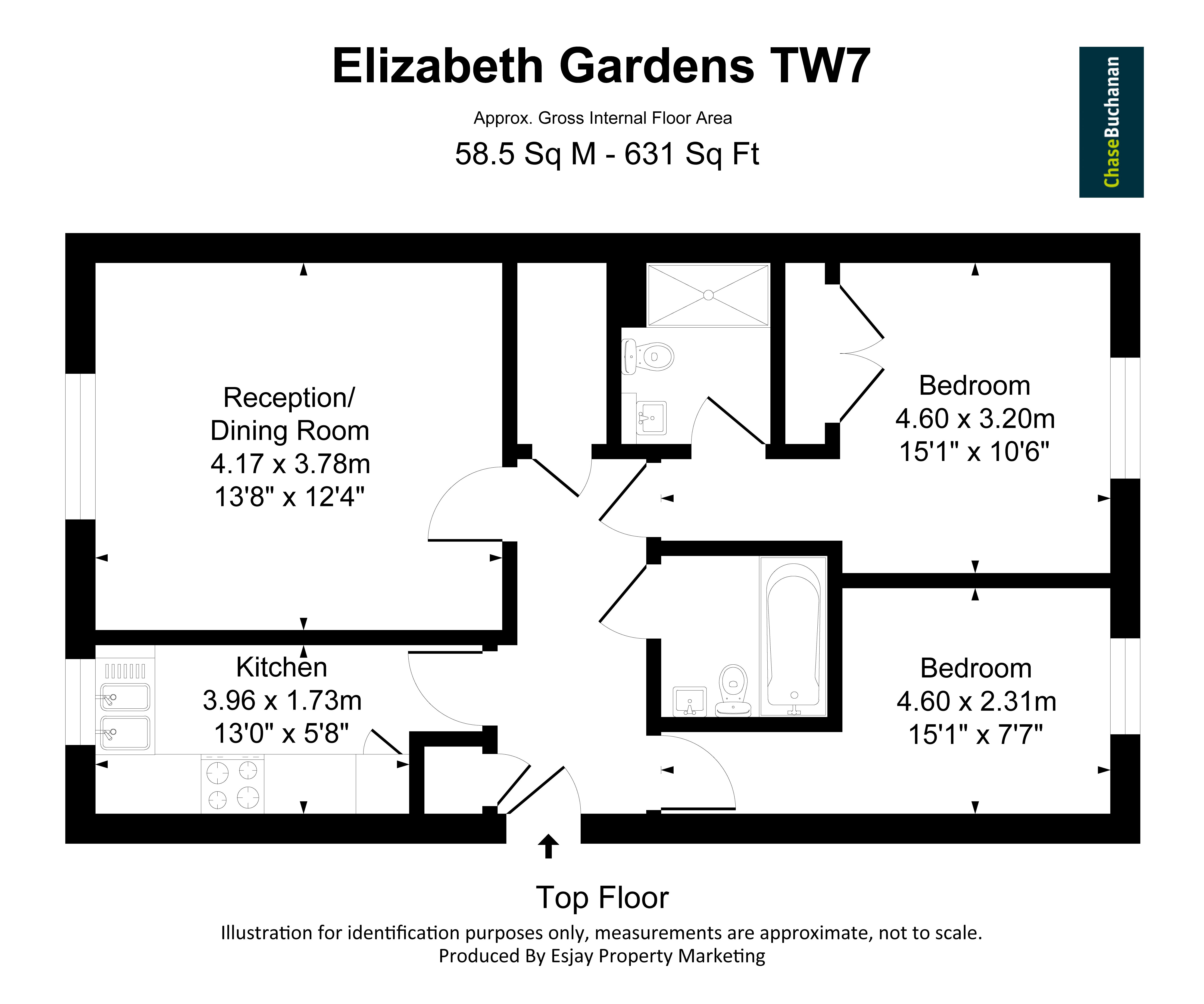 41, Elizabeth Gardens, Old Isleworth floorplan