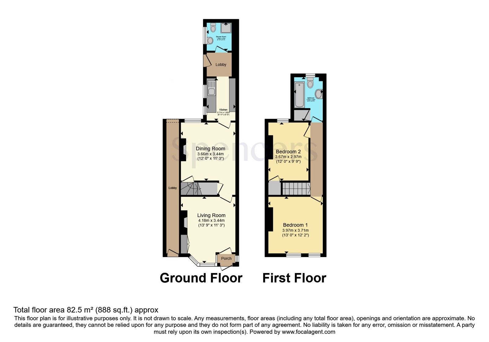63, Hawkesbury Road, Leicestershire floorplan