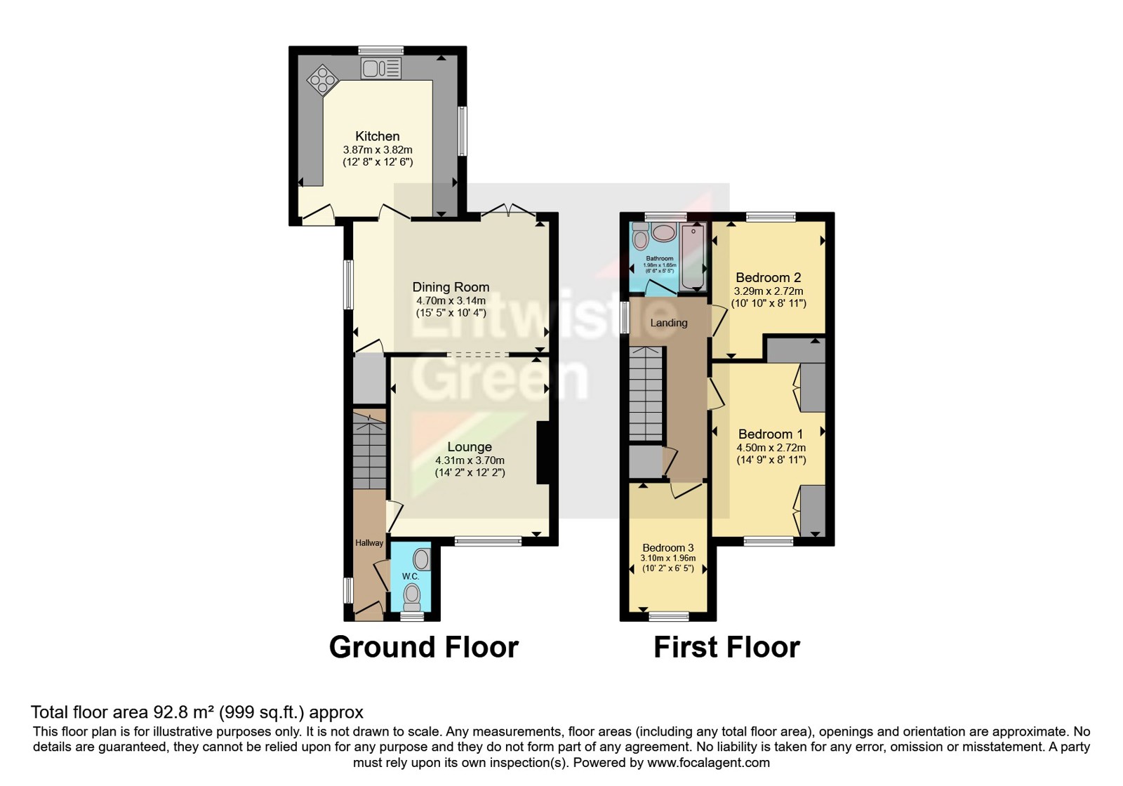 71, Herons Way, Greater Manchester floorplan