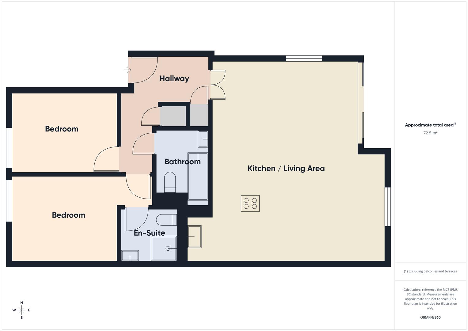 9 Ebenezer Court, North Road, Hertford floorplan