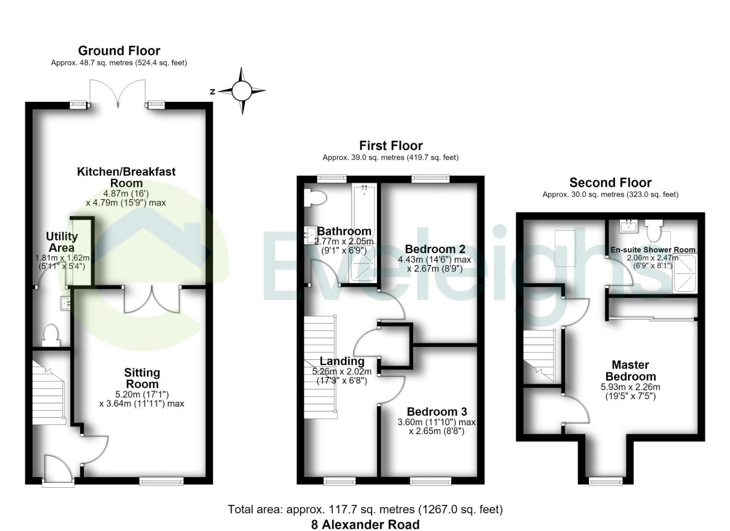 8, Alexander Road, Bristol floorplan
