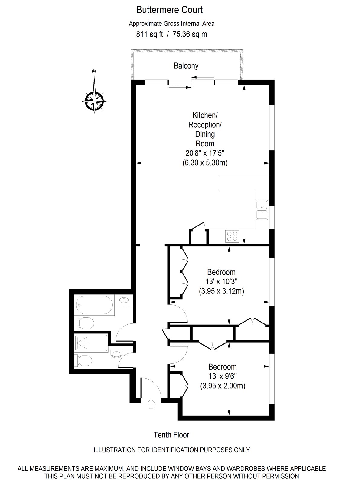 2 Bedrooms Flat to rent in Boundary Road, London NW8