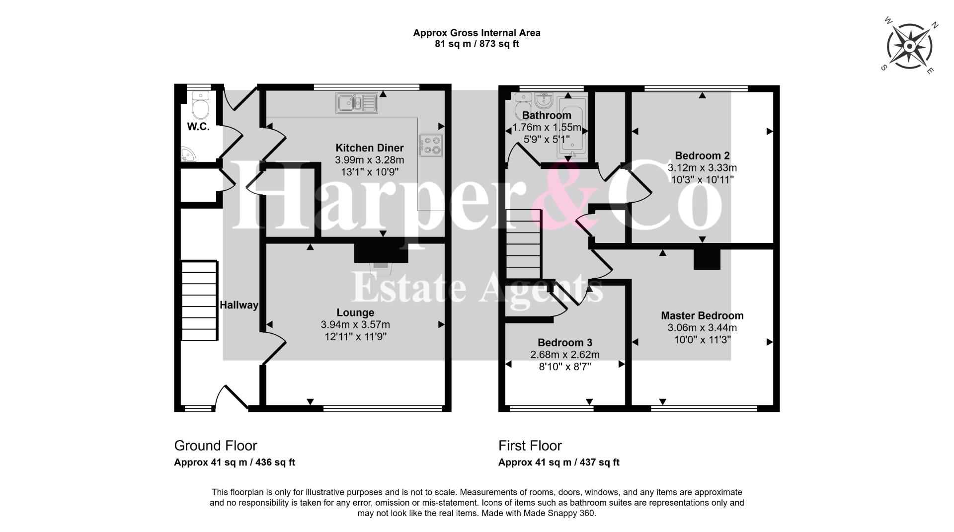 5, Mount Pleasant Close, Stillington floorplan