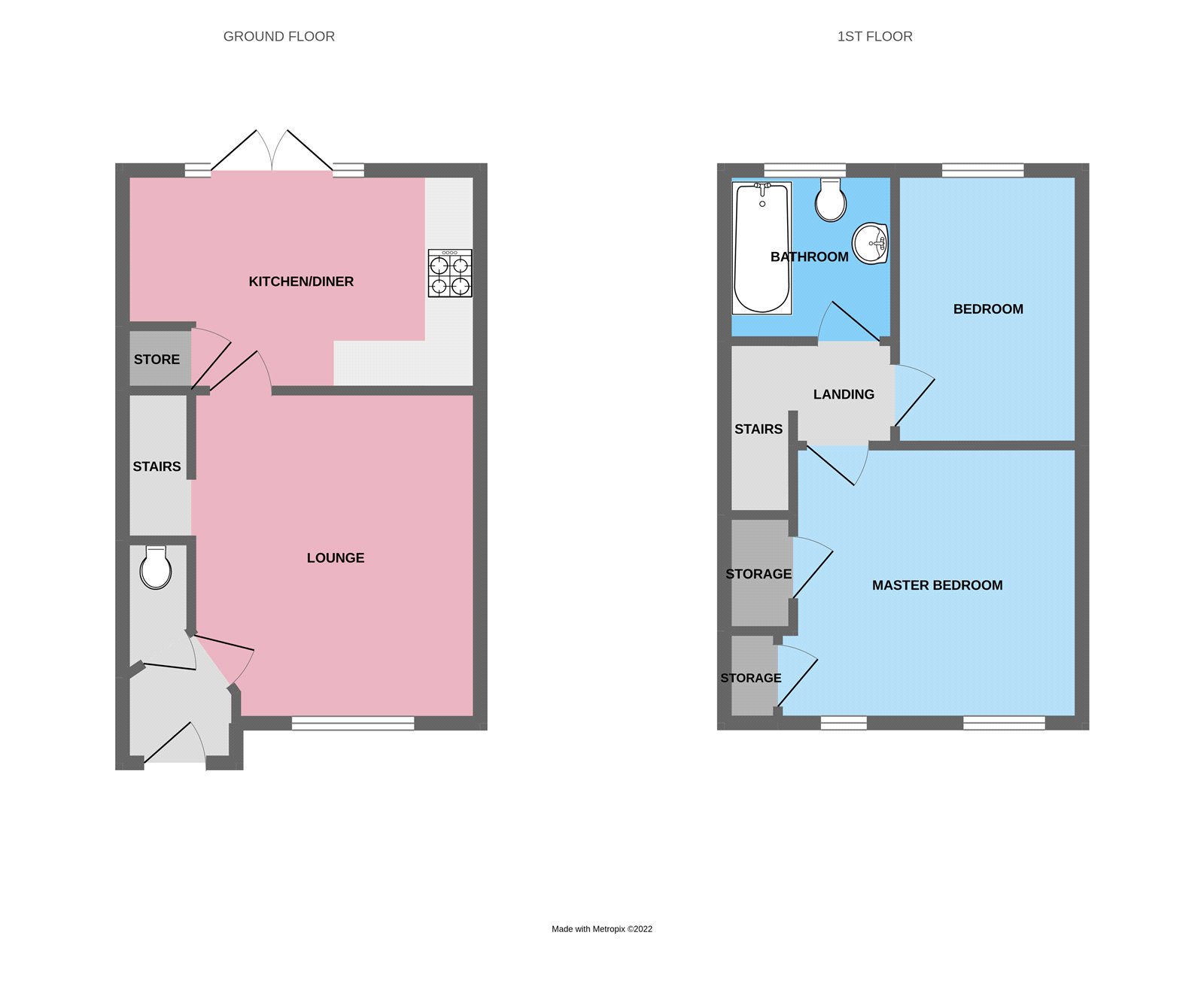 Locklin Square, Doseley, Telford, Shropshire TF4, 2 bedroom semi