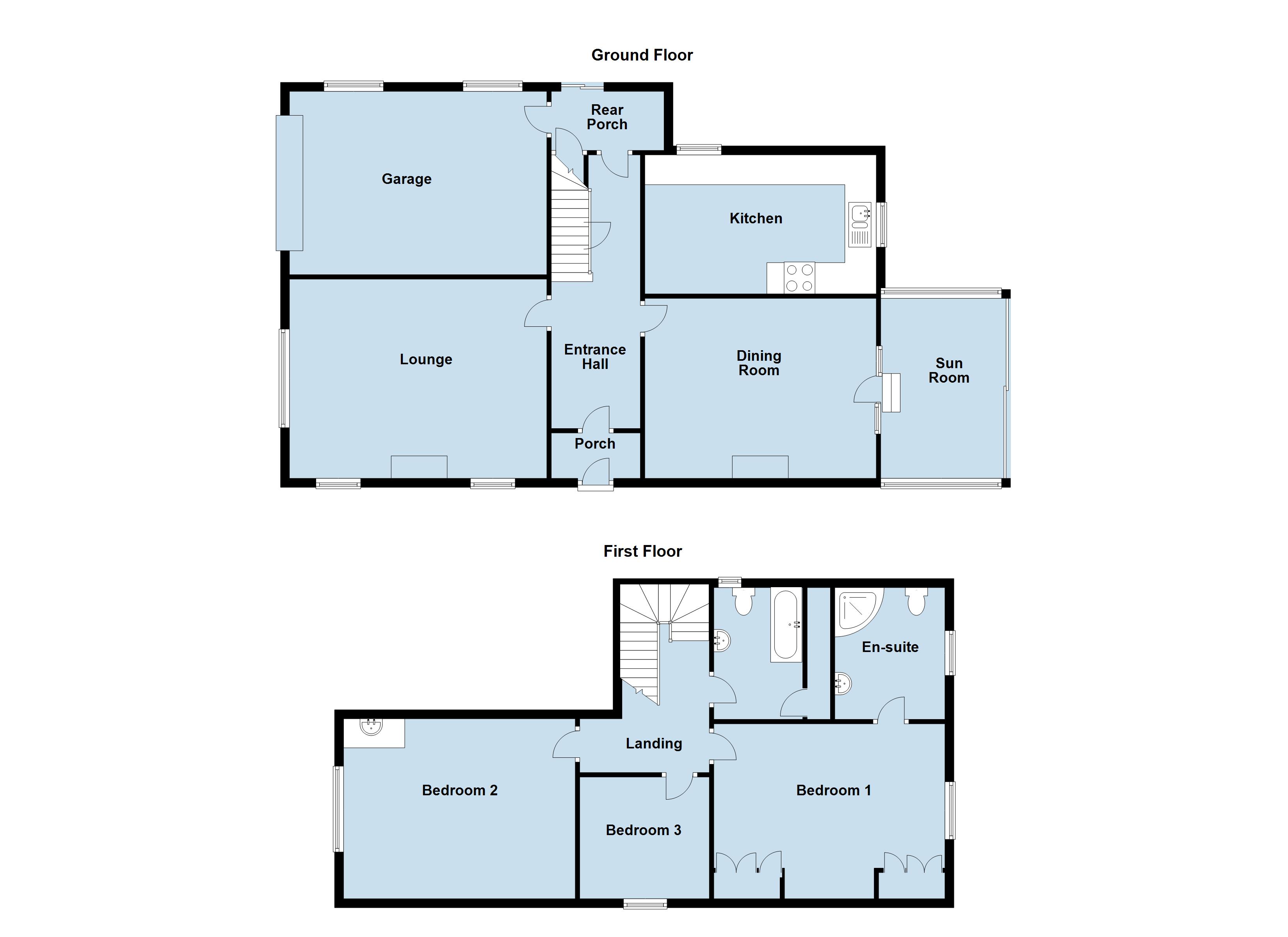 Amberley,, Avenue Germain, Guernsey floorplan