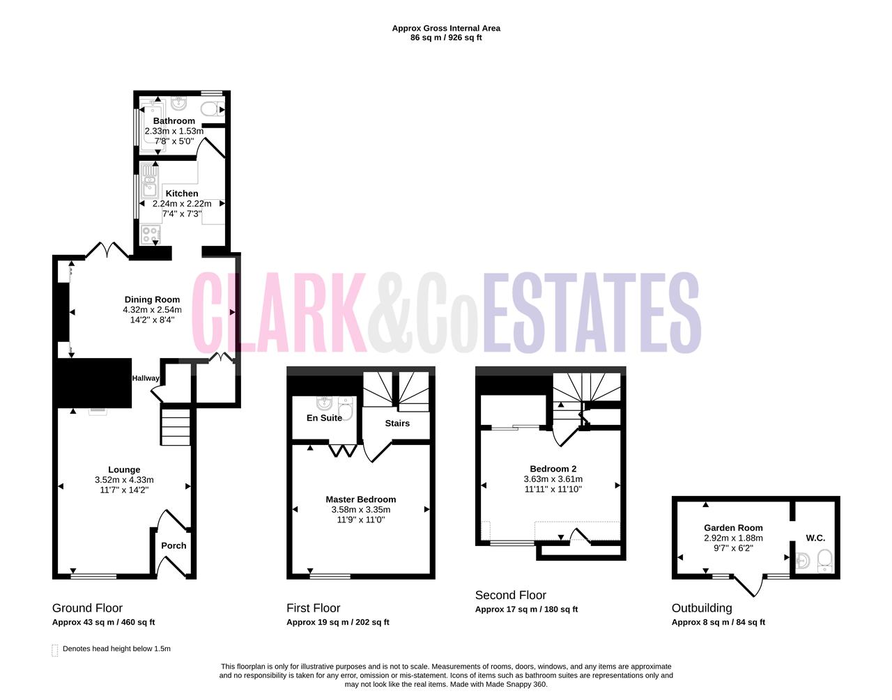 7, Victoria Road, Topsham floorplan