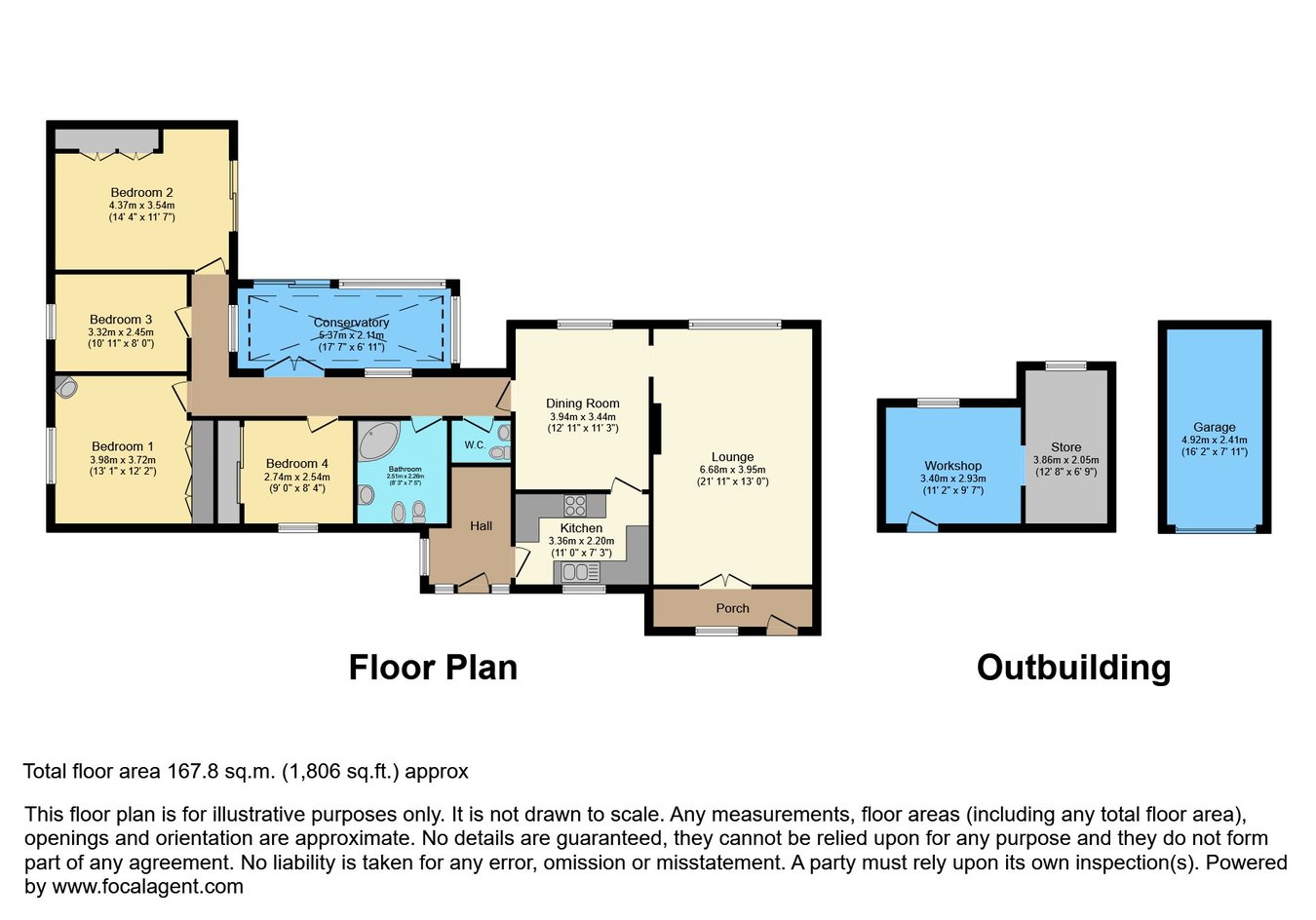 Greenways, Looe floorplan