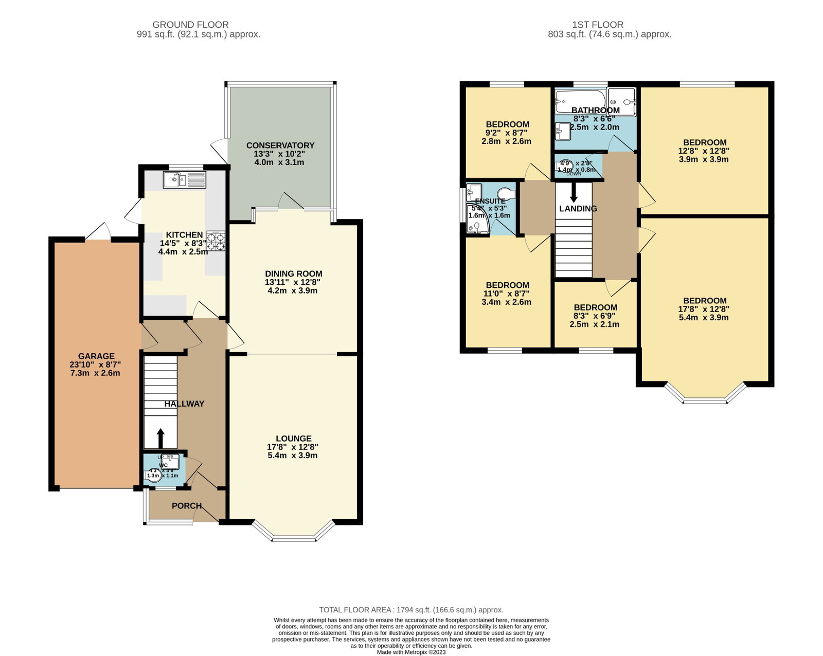Buckingham Road West, Stockport floorplan
