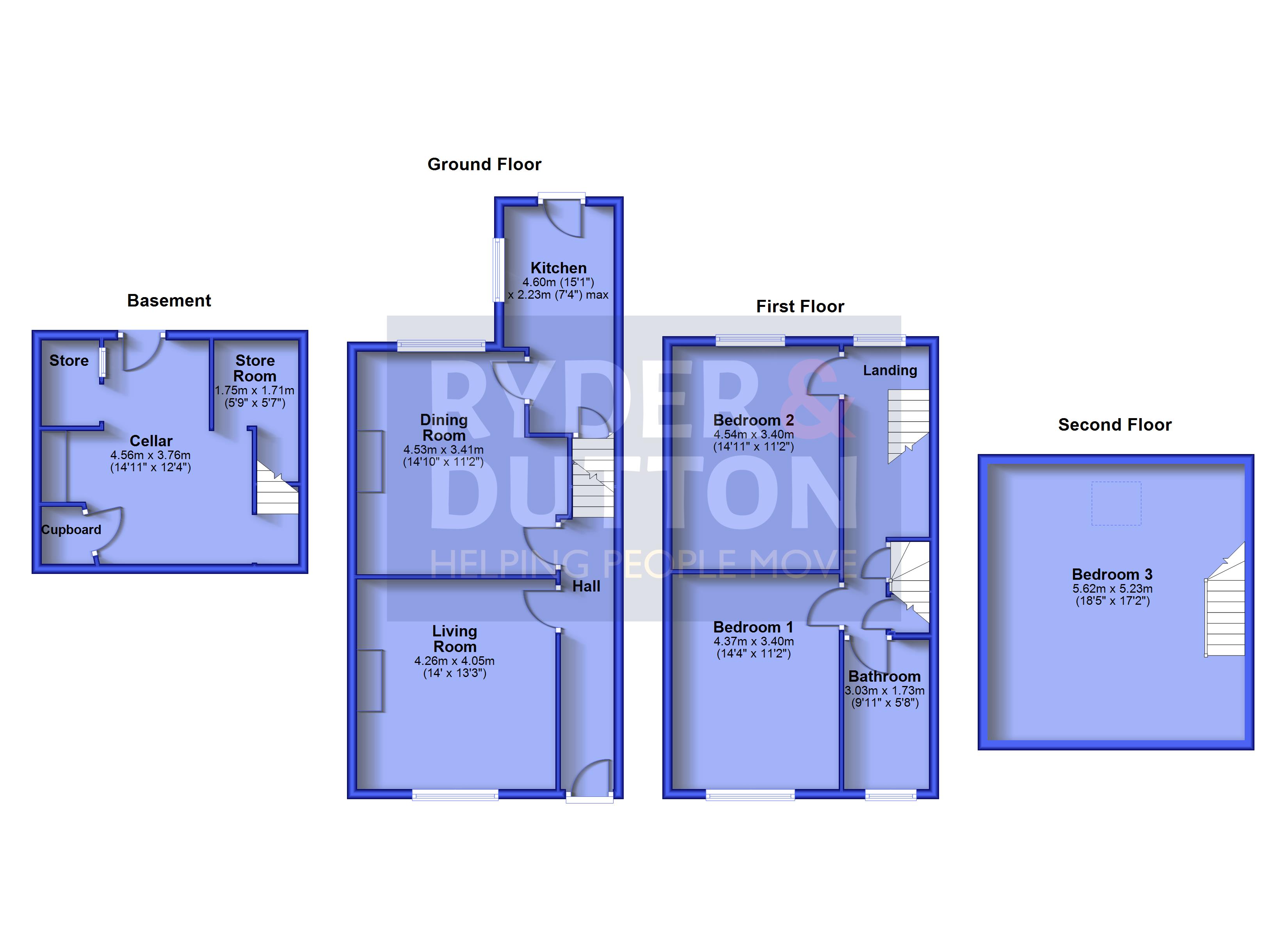 7, Linden Road, West Yorkshire floorplan