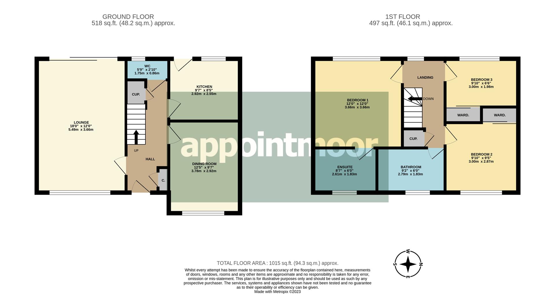 124, Churchfields, Southend-On-Sea floorplan
