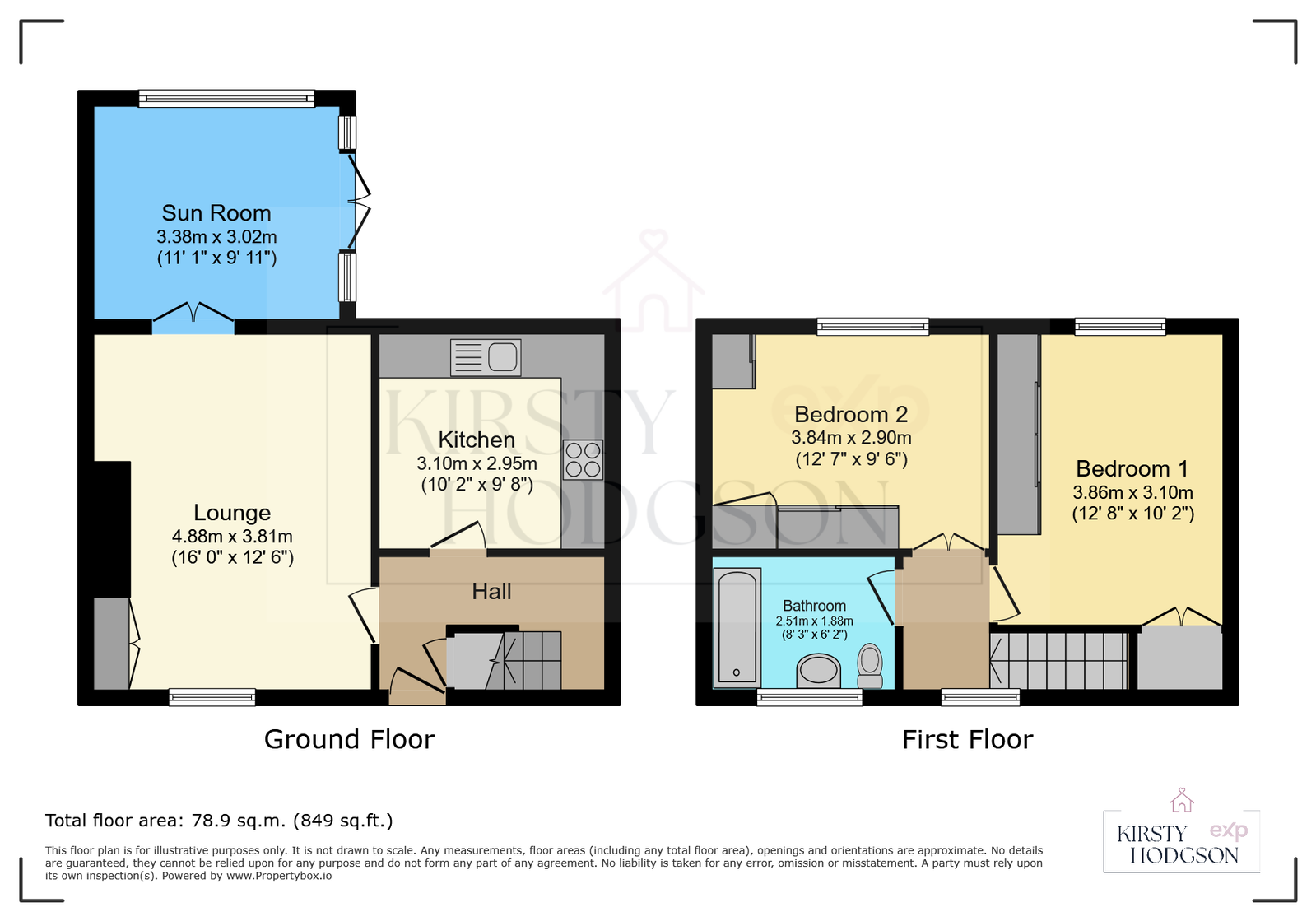 35, Castle Road, Prudhoe floorplan