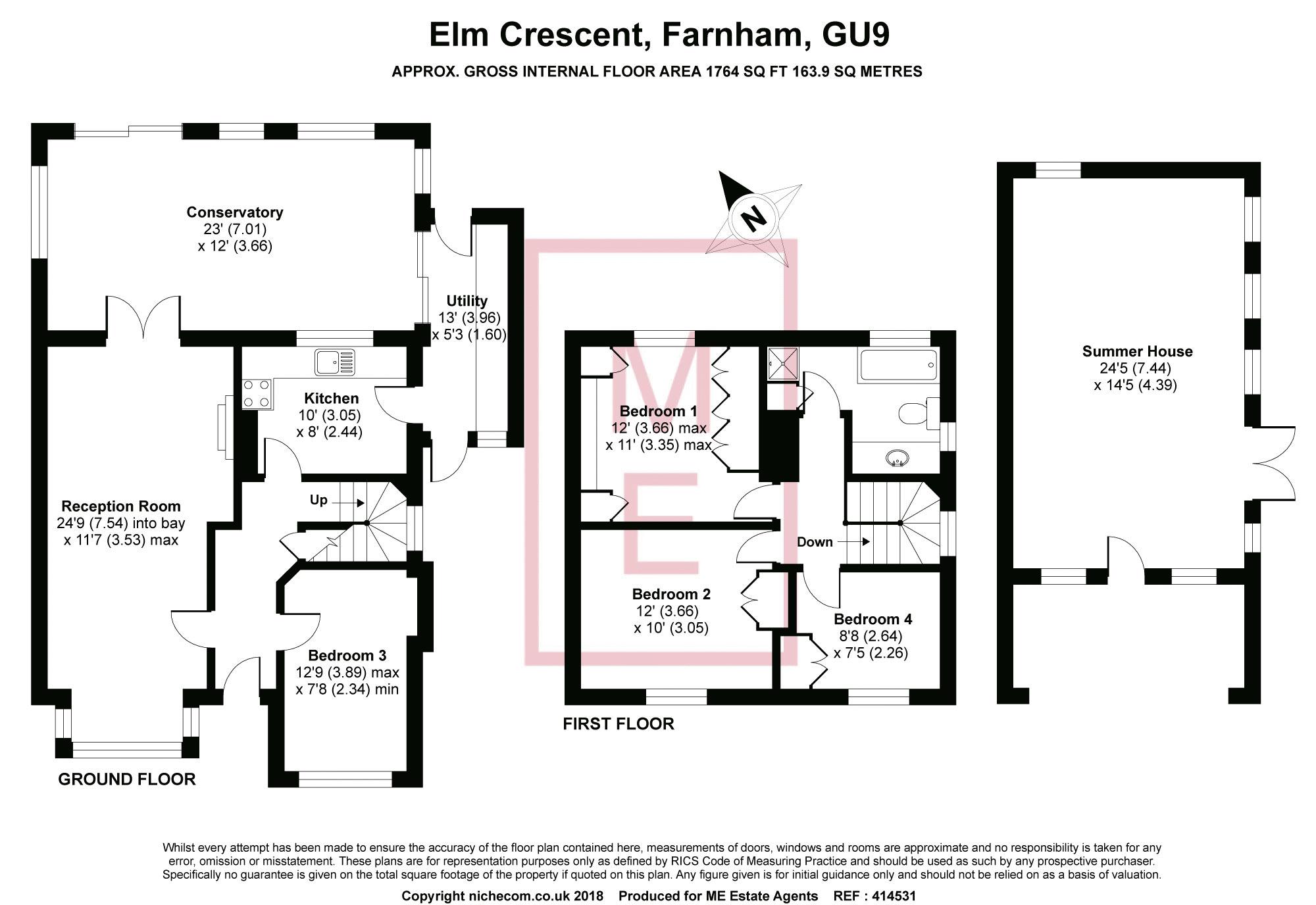 3 Bedrooms Detached house for sale in Elm Crescent, Farnham GU9