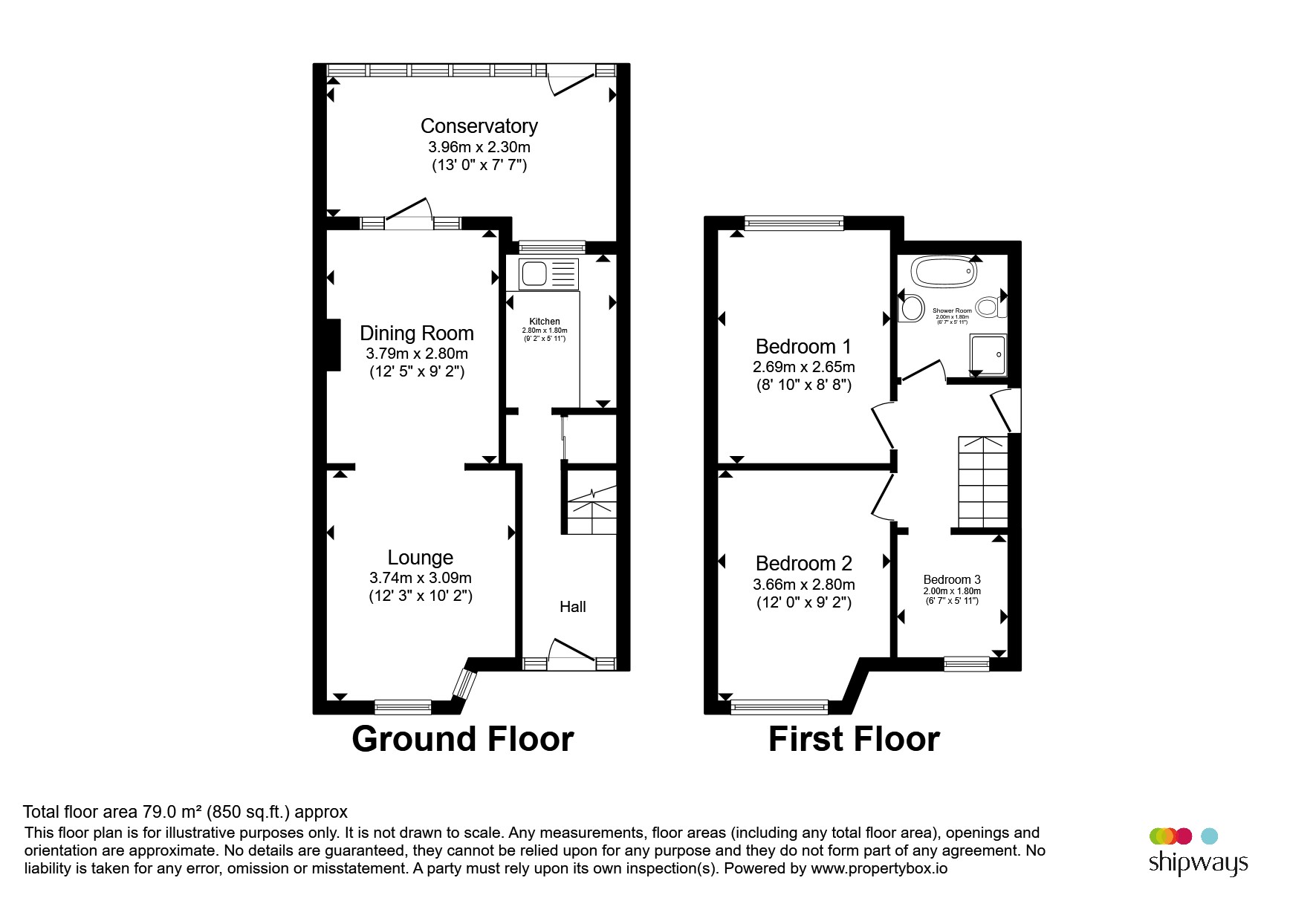 194, Mildenhall Road, Birmingham floorplan