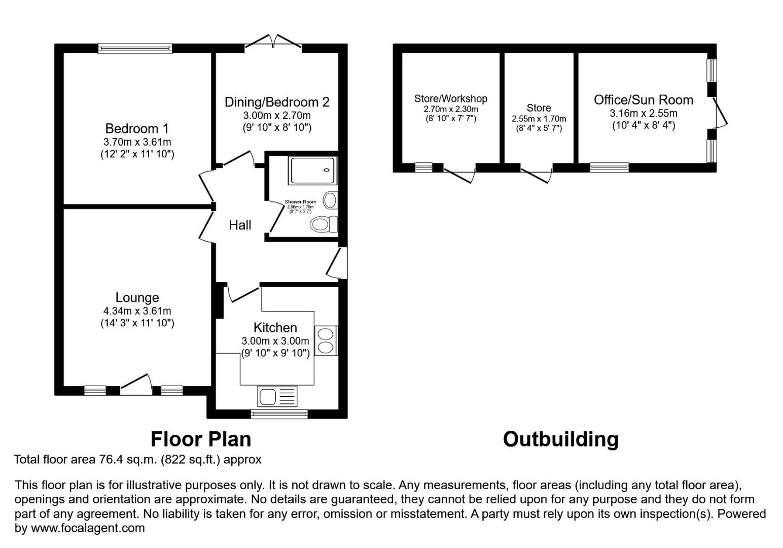 9, Castle Road, Harrogate floorplan